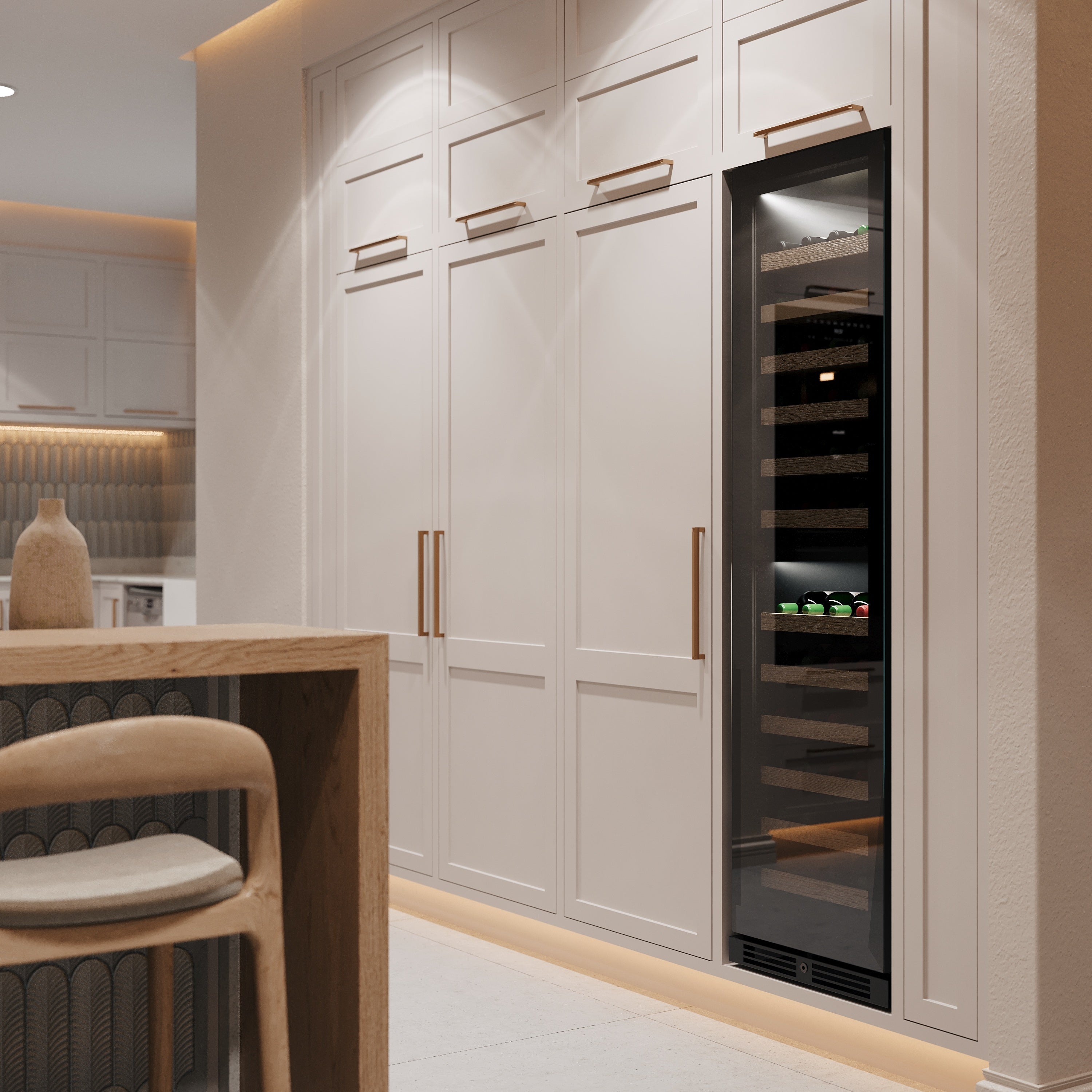 Atelier Duo - 1775mm High Sleek Dual Zone Refrigerator with Premium Performance