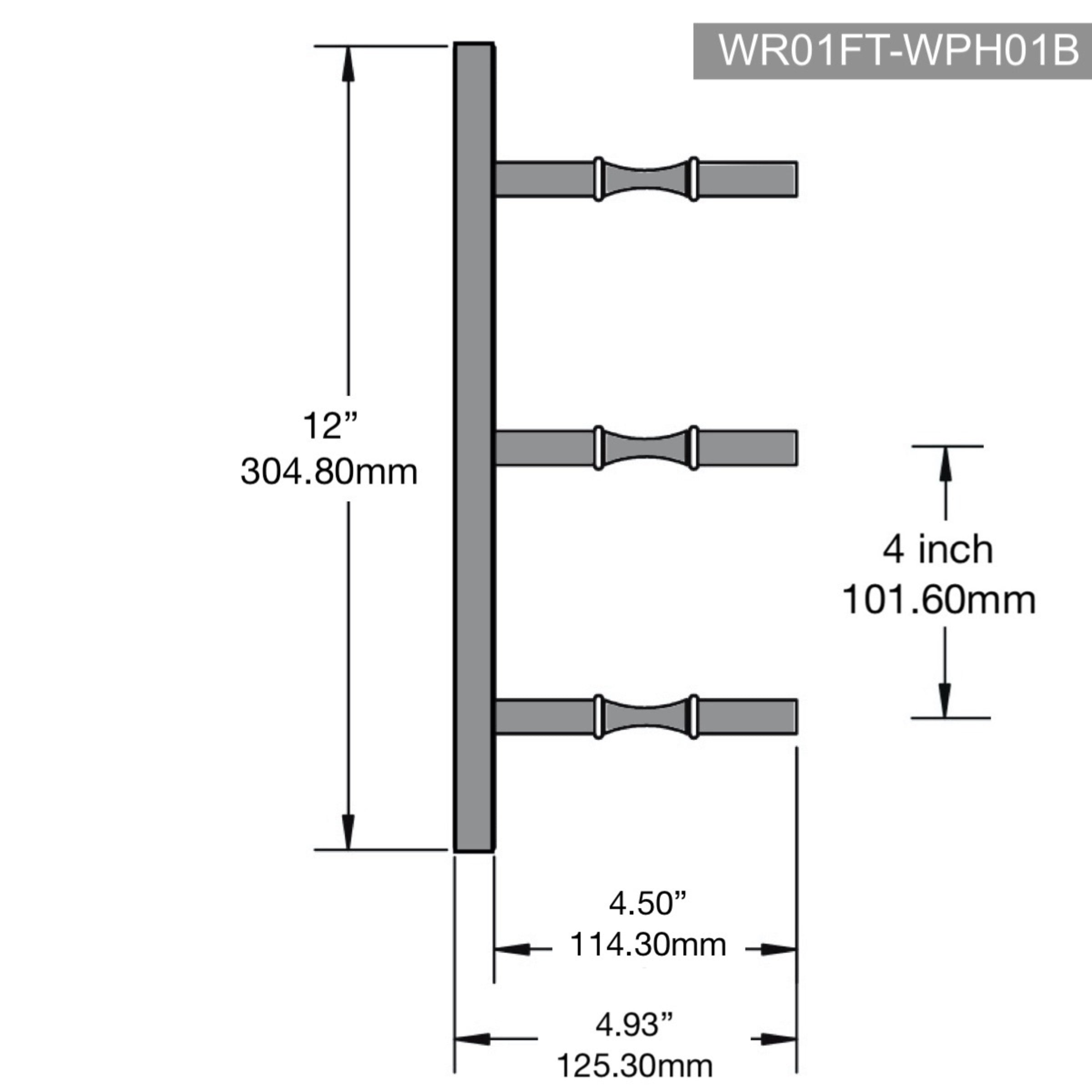 Label Display Wall Mounted Metal Rail Wine Racks