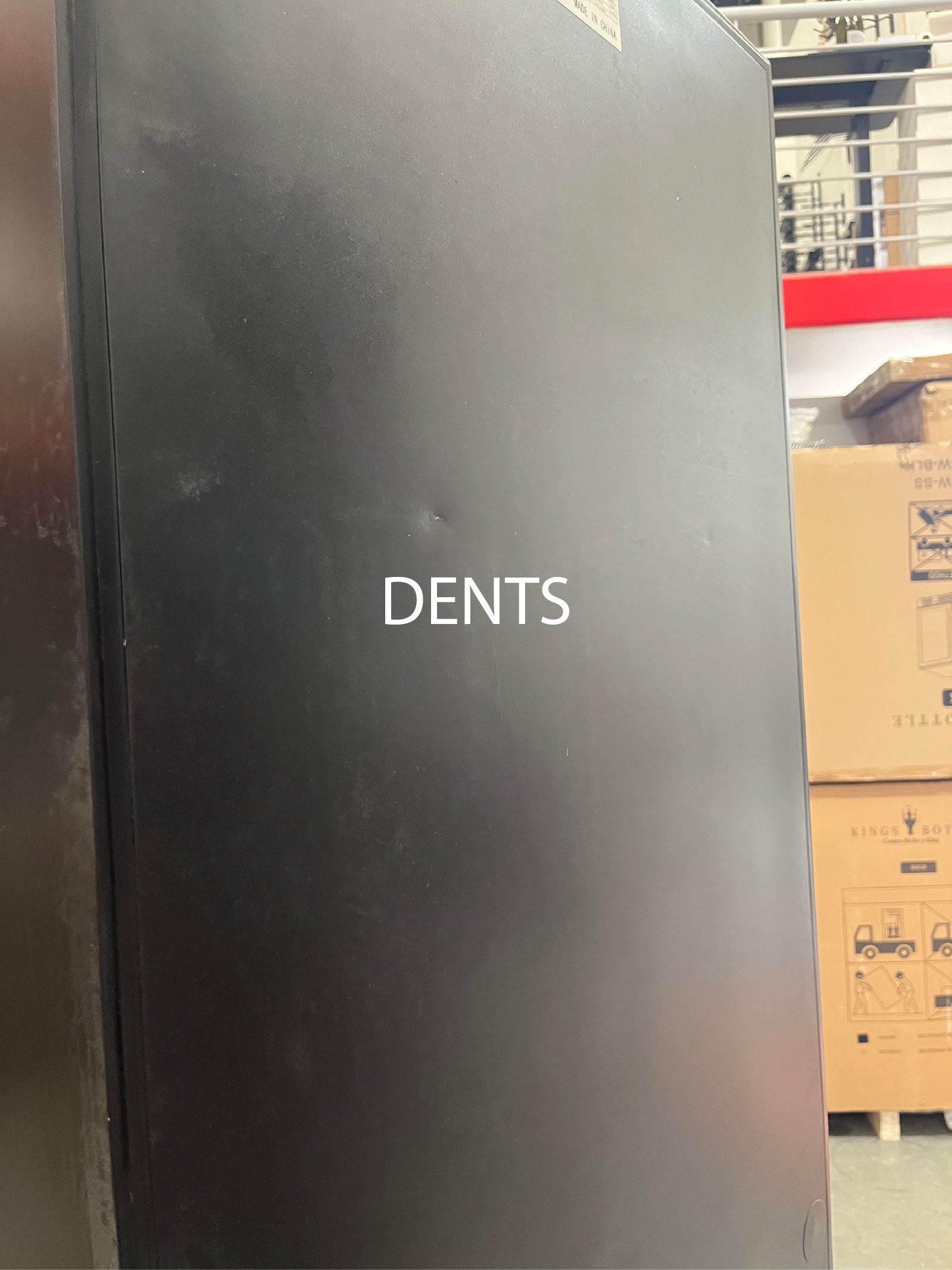 Refurbished - 405L Glass Door Upright Dual Zone Wine Fridge