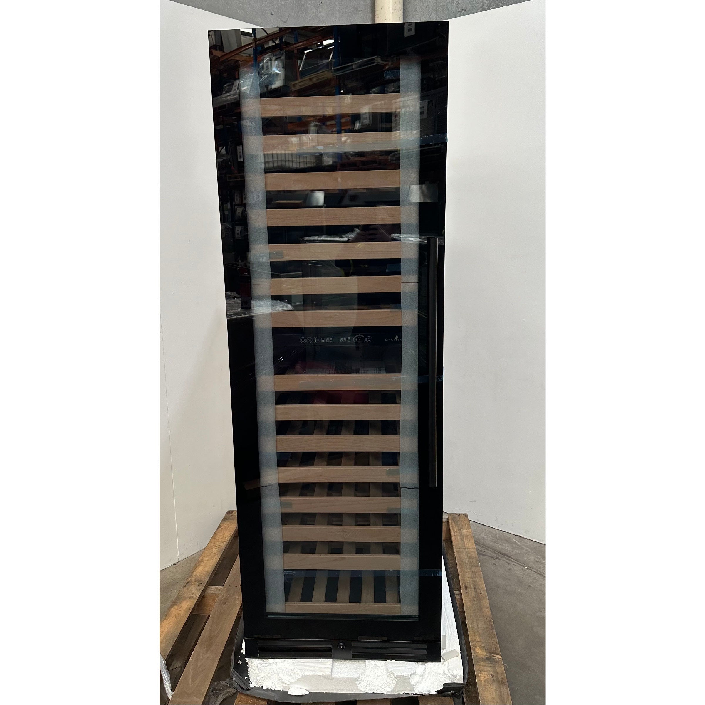 Refurbished 1800mm Upright Dual Zone Wine Fridge
