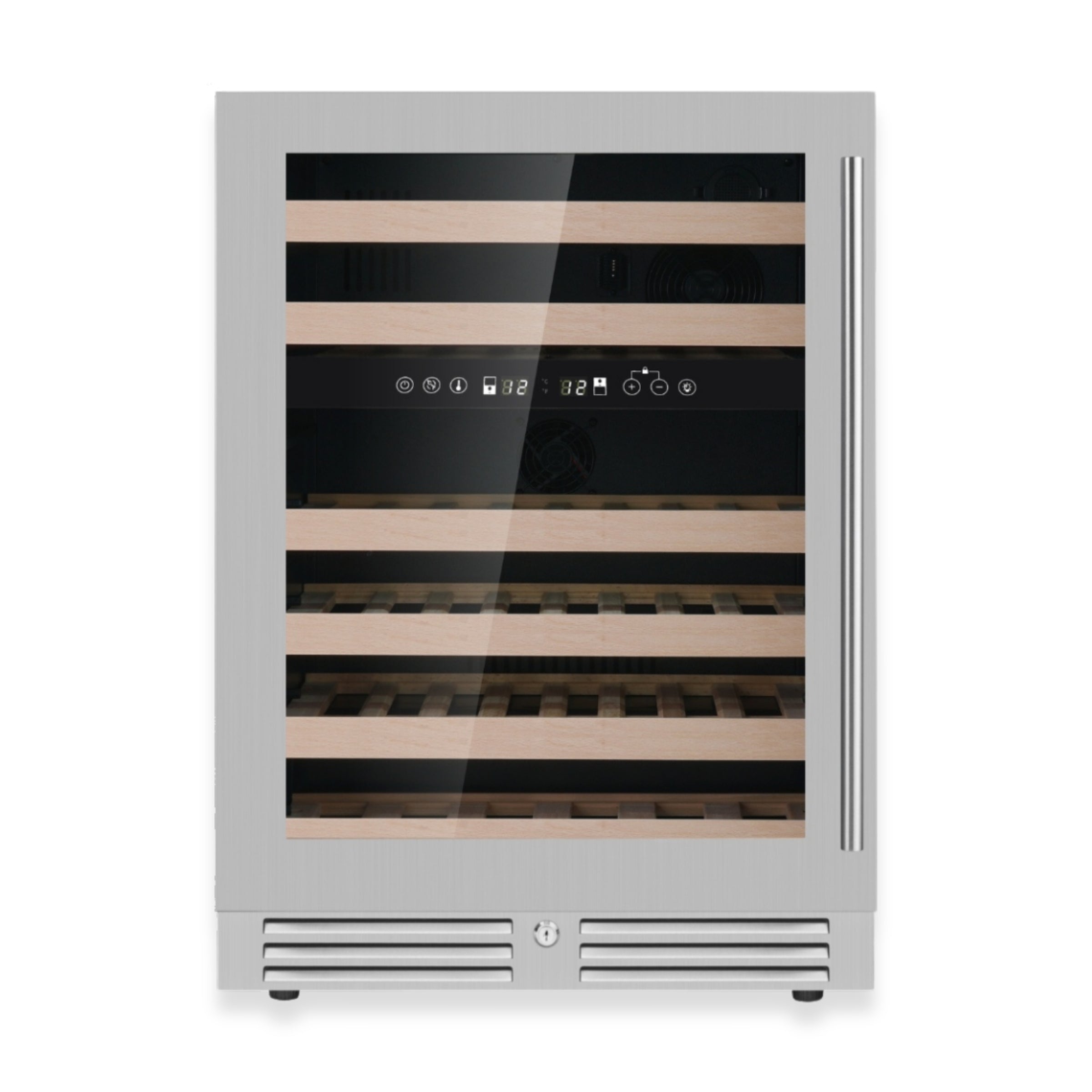 820mm Under Counter Dual Zone Wine Fridge
