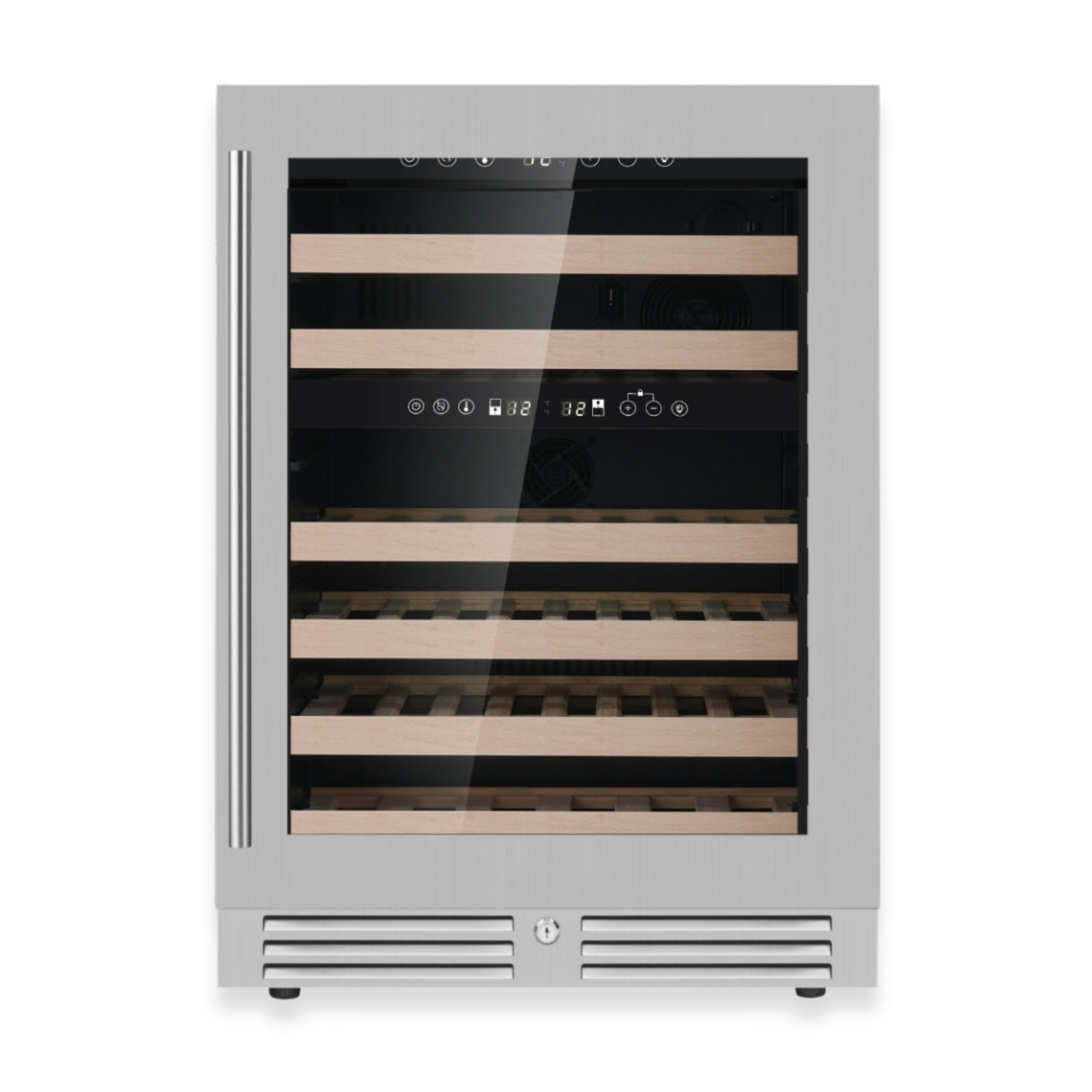 820mm Under Counter Dual Zone Wine Fridge