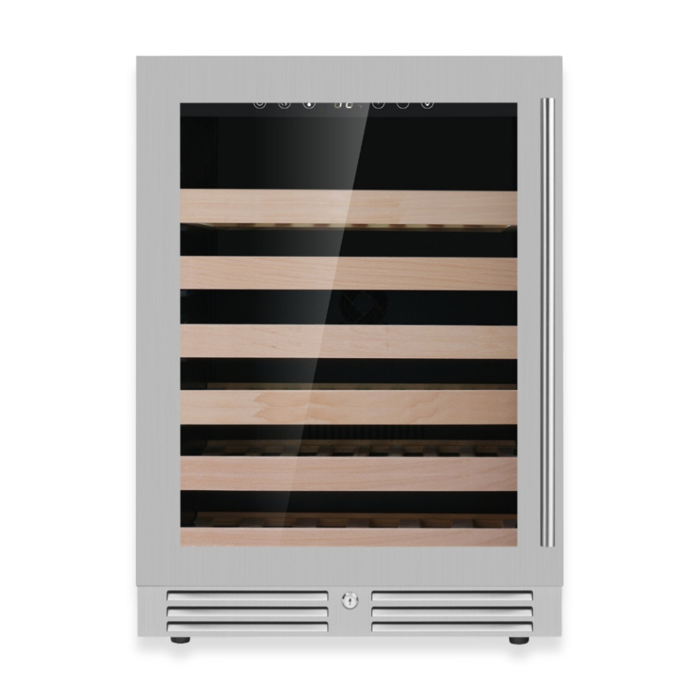 820mm Under Bench Glass Door Wine Fridge
