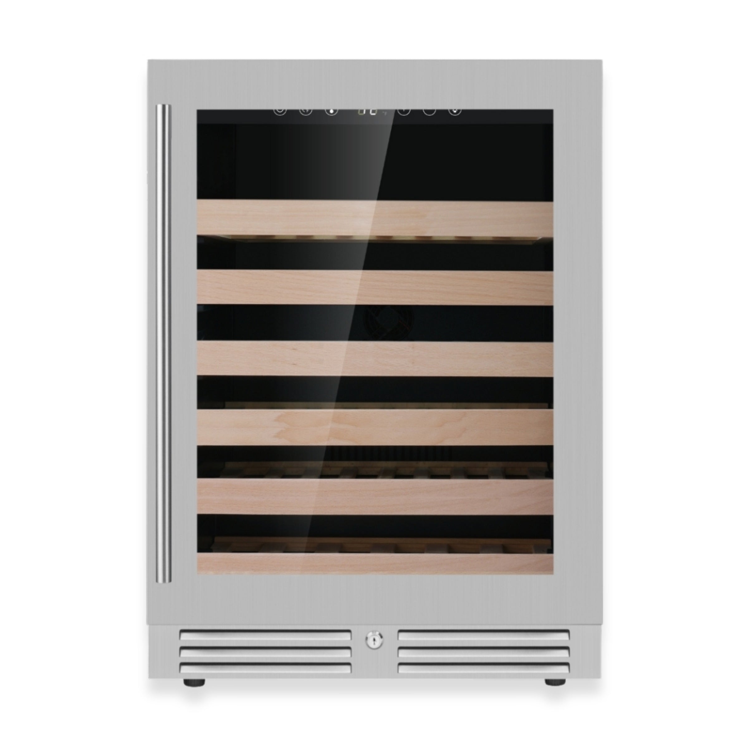 820mm Under Bench Glass Door Wine Fridge