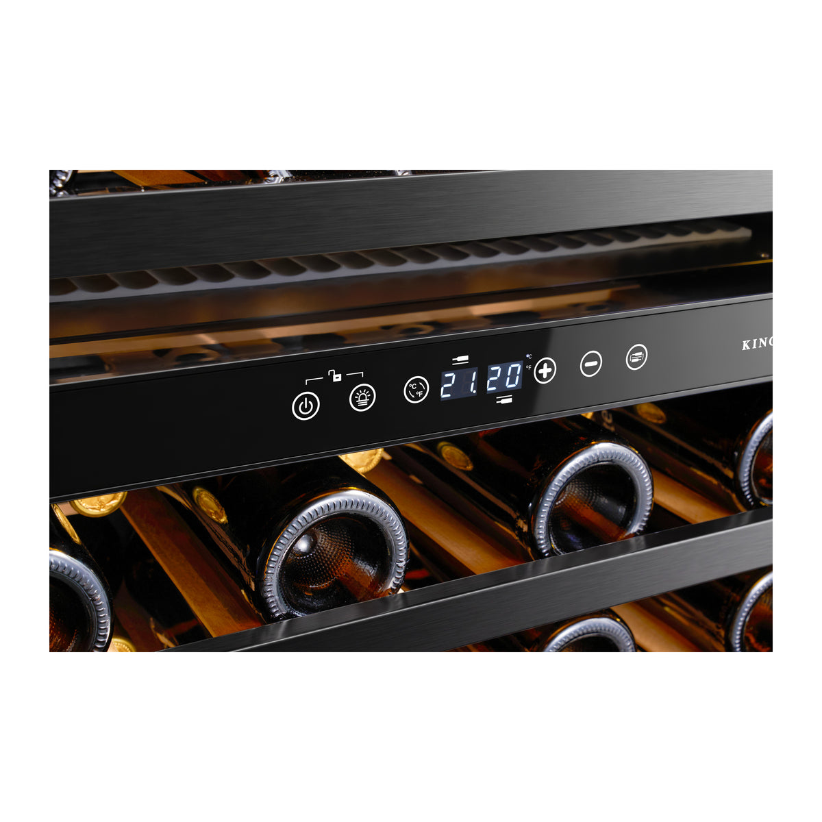 Versa 160- Dual Zone Wine Fridge with Height-adjustable Shelves