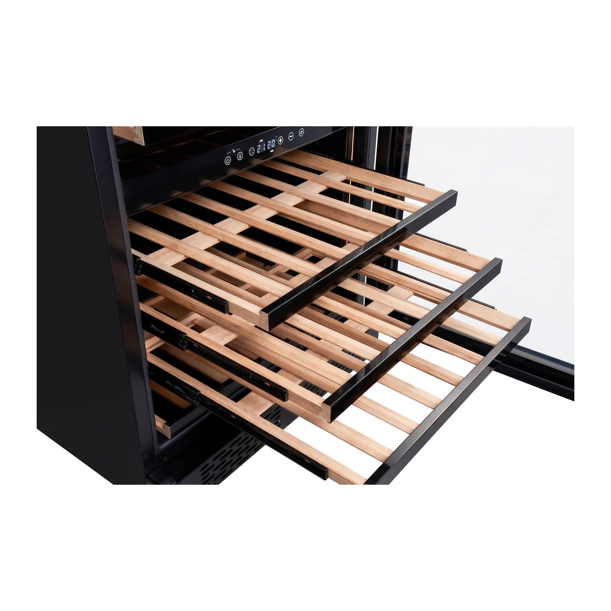 Versa 160- Dual Zone Wine Fridge with Height-adjustable Shelves