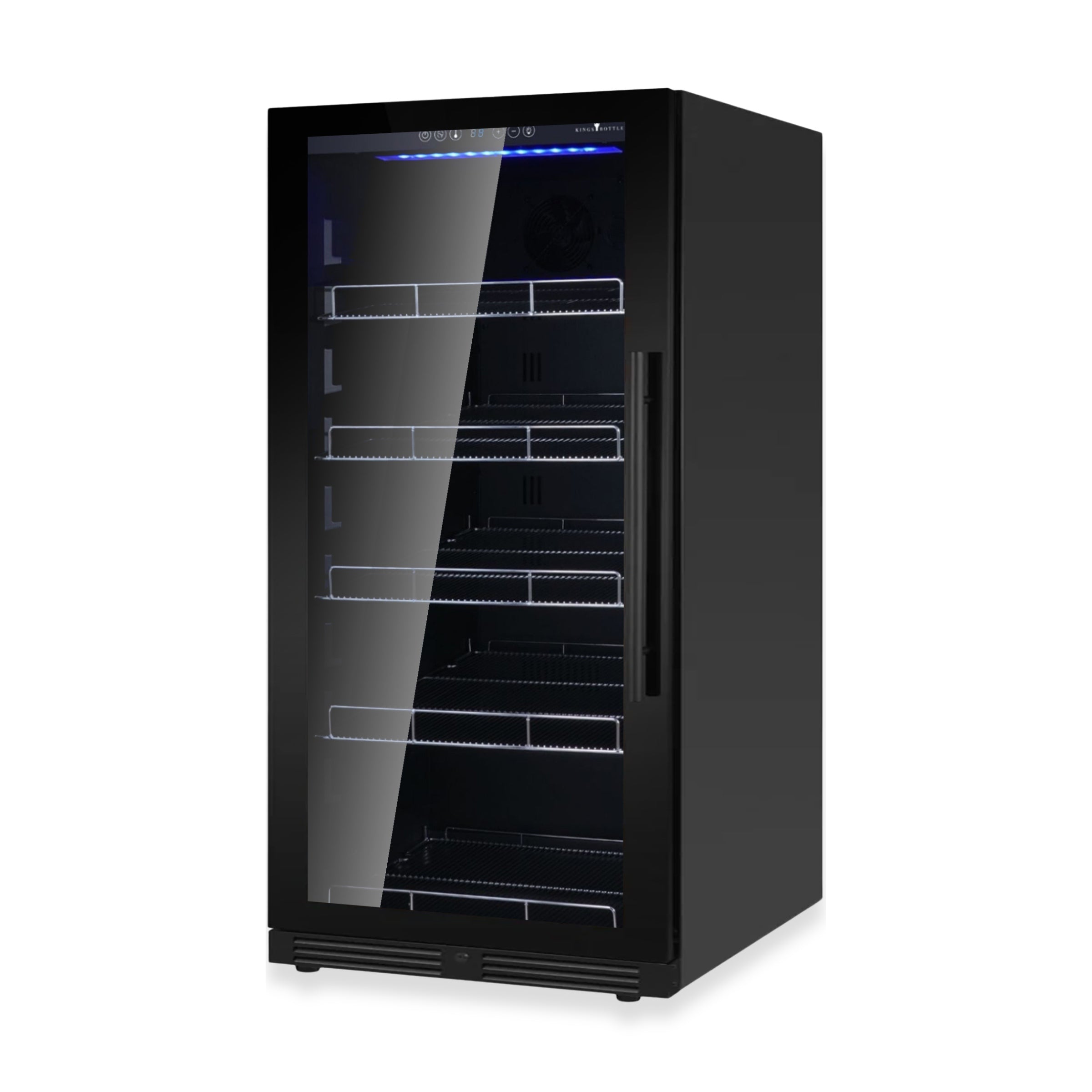 265L Upright Glass Door Bar Fridge