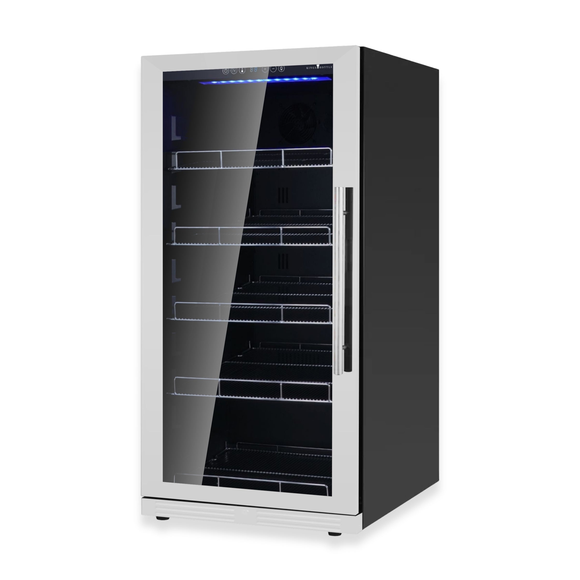 265L Upright Glass Door Bar Fridge