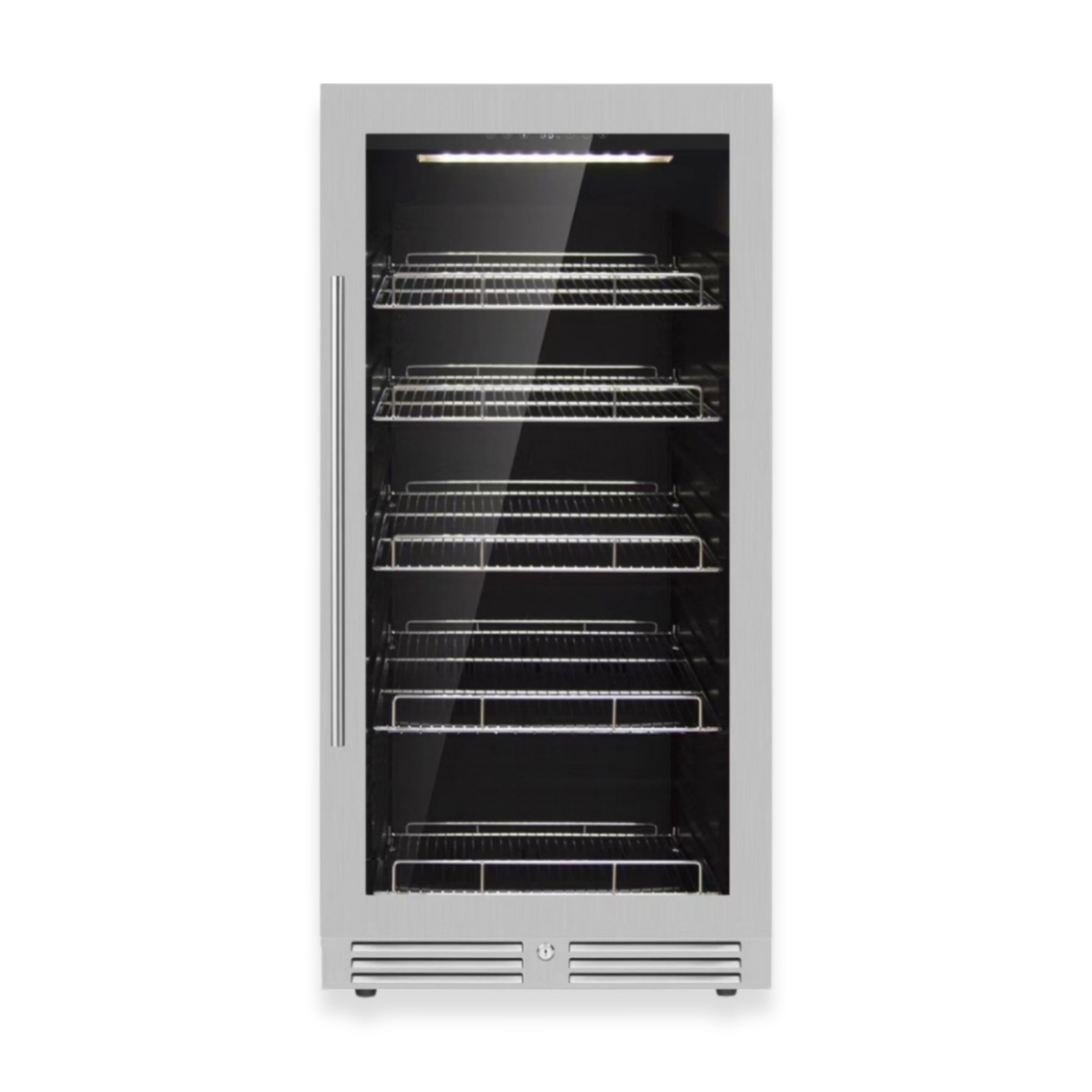 265L Upright Glass Door Bar Fridge