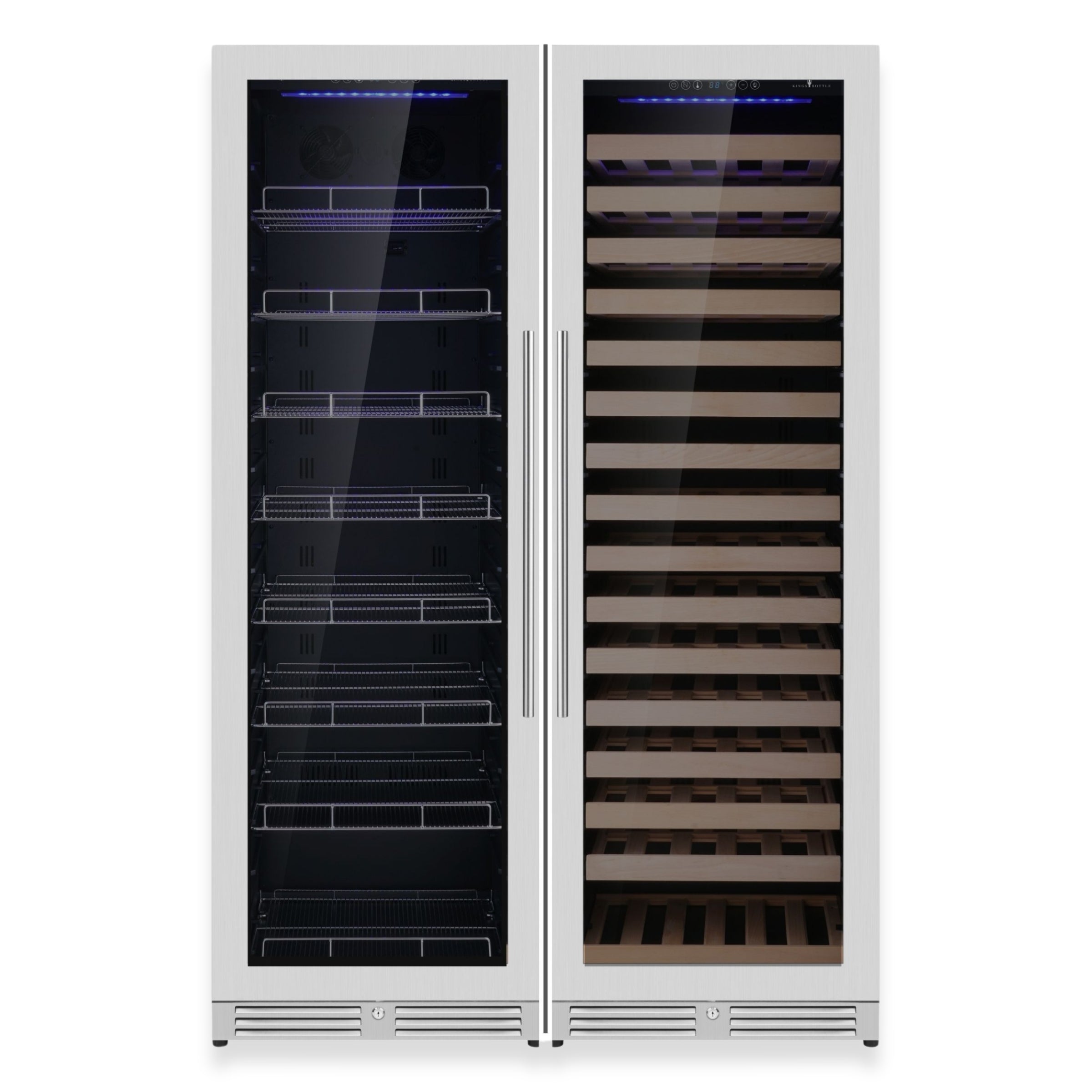 1800mm Upright Wine & Beverage Fridge Combo