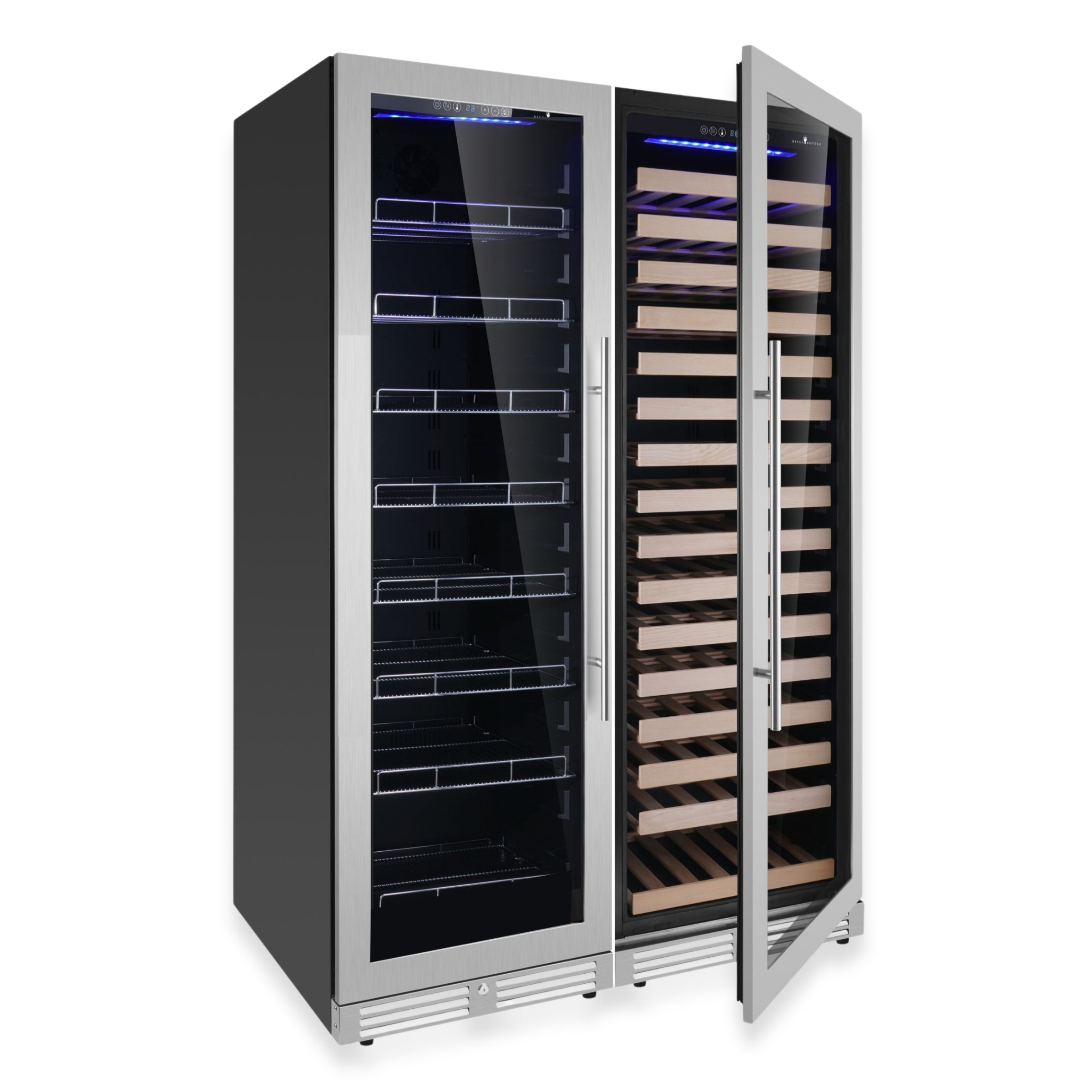 1800mm Upright Wine & Beverage Fridge Combo