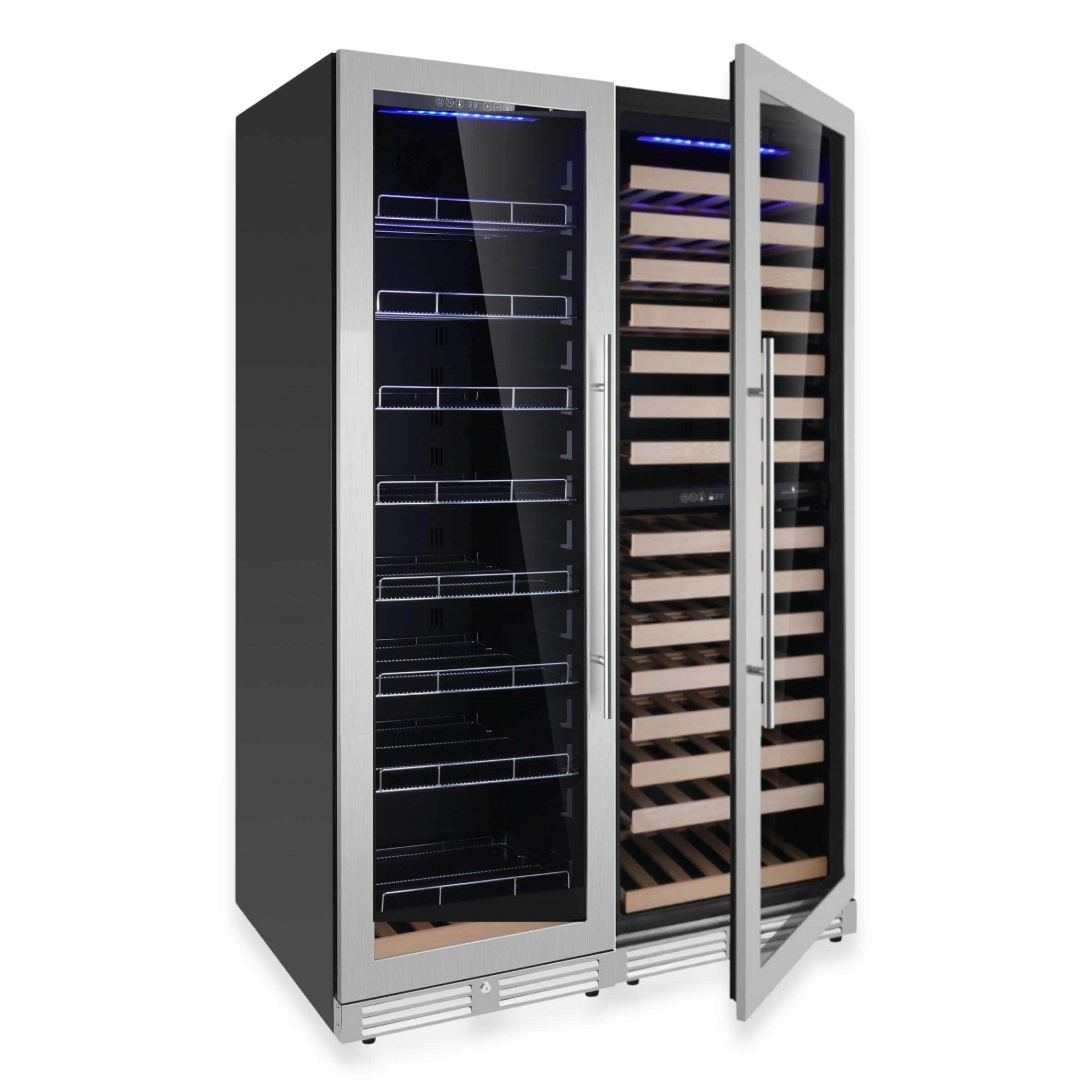 1800mm Upright Wine & Beverage Fridge Combo