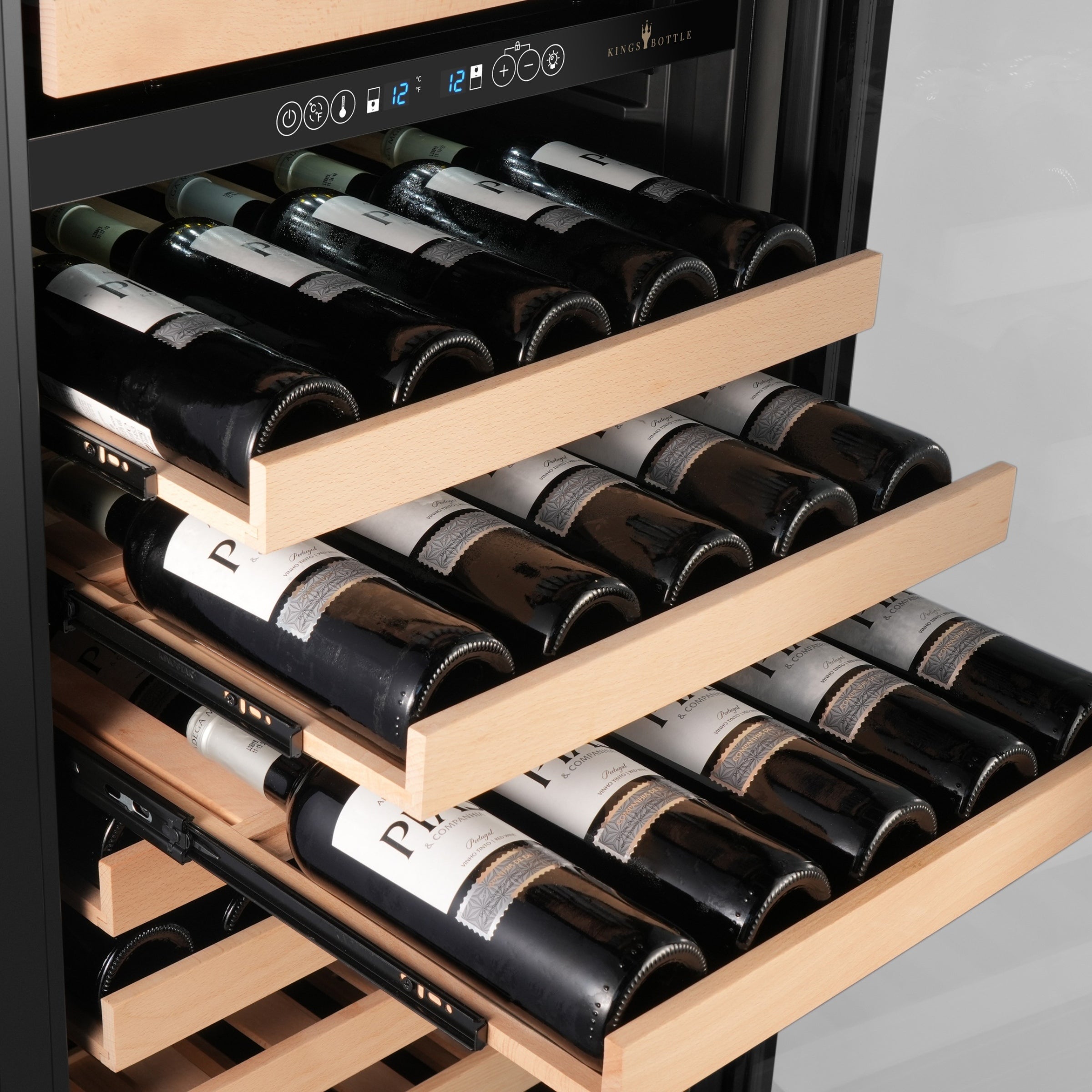 1800mm High Upright Dual Zone Wine and Beverage Center