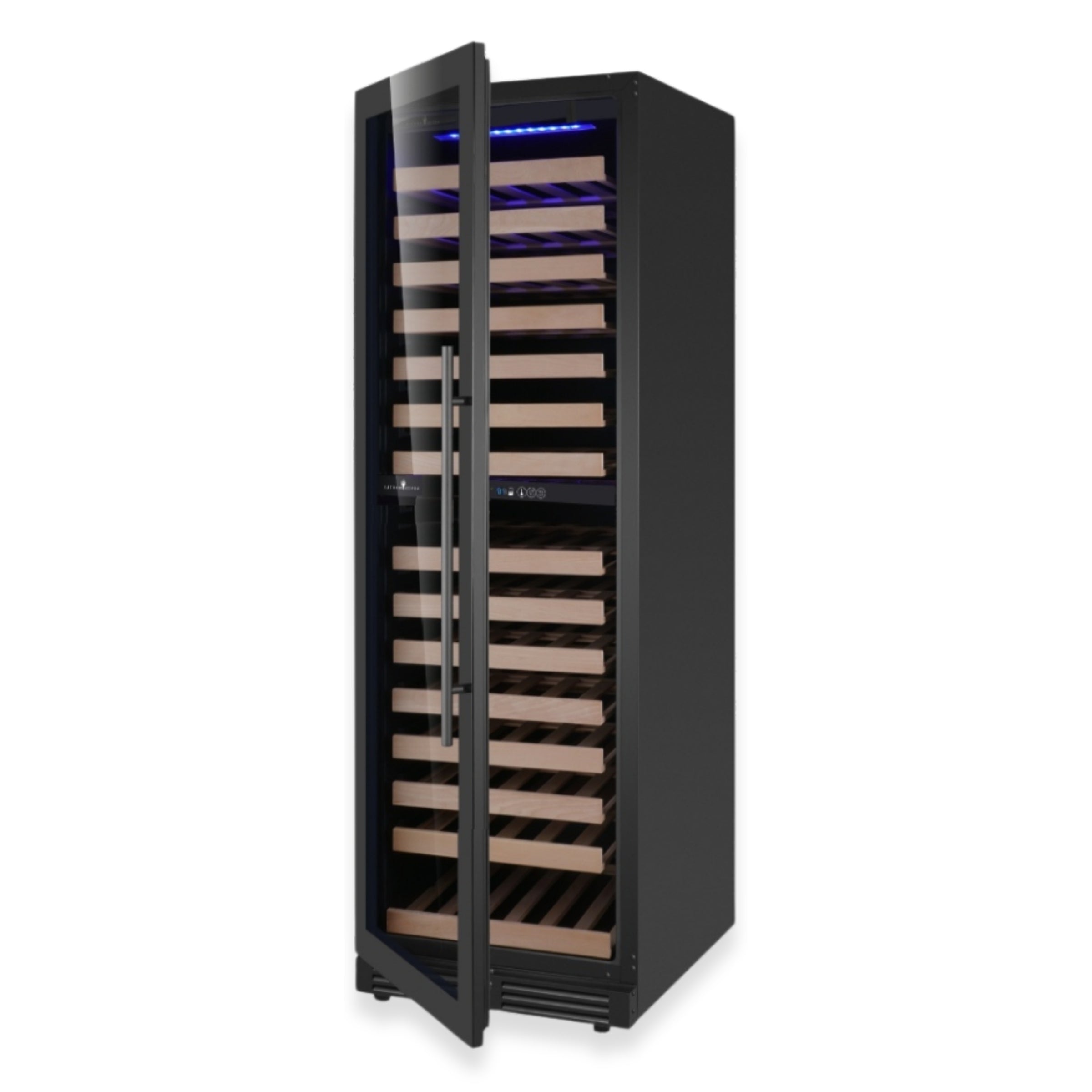 1800mm Upright Low-E Glass Dual Zone Wine Fridge