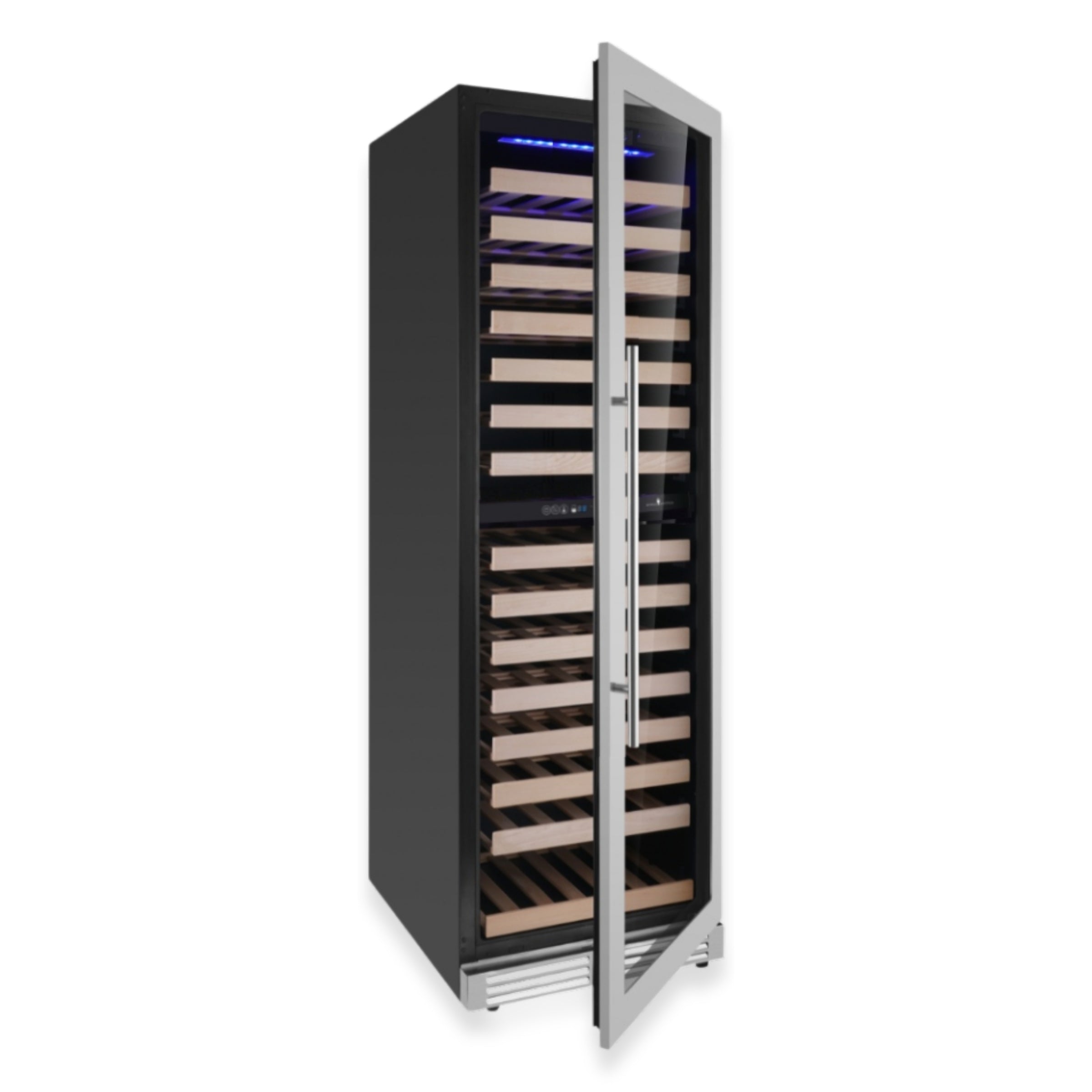 1800mm Upright Low-E Glass Dual Zone Wine Fridge