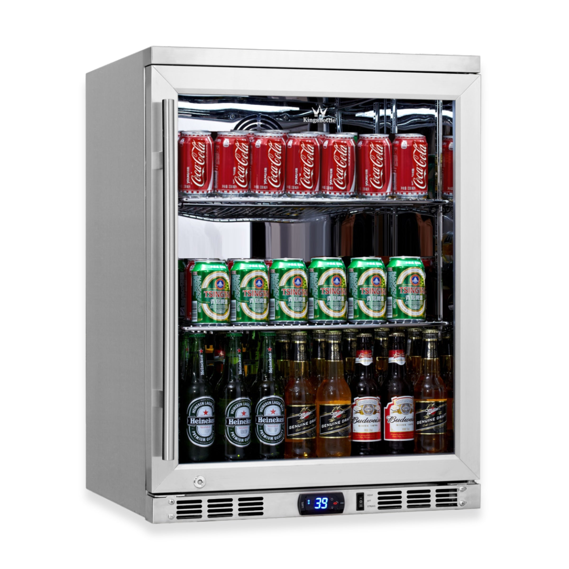1 Door Stainless Under Bench Beverage Fridge