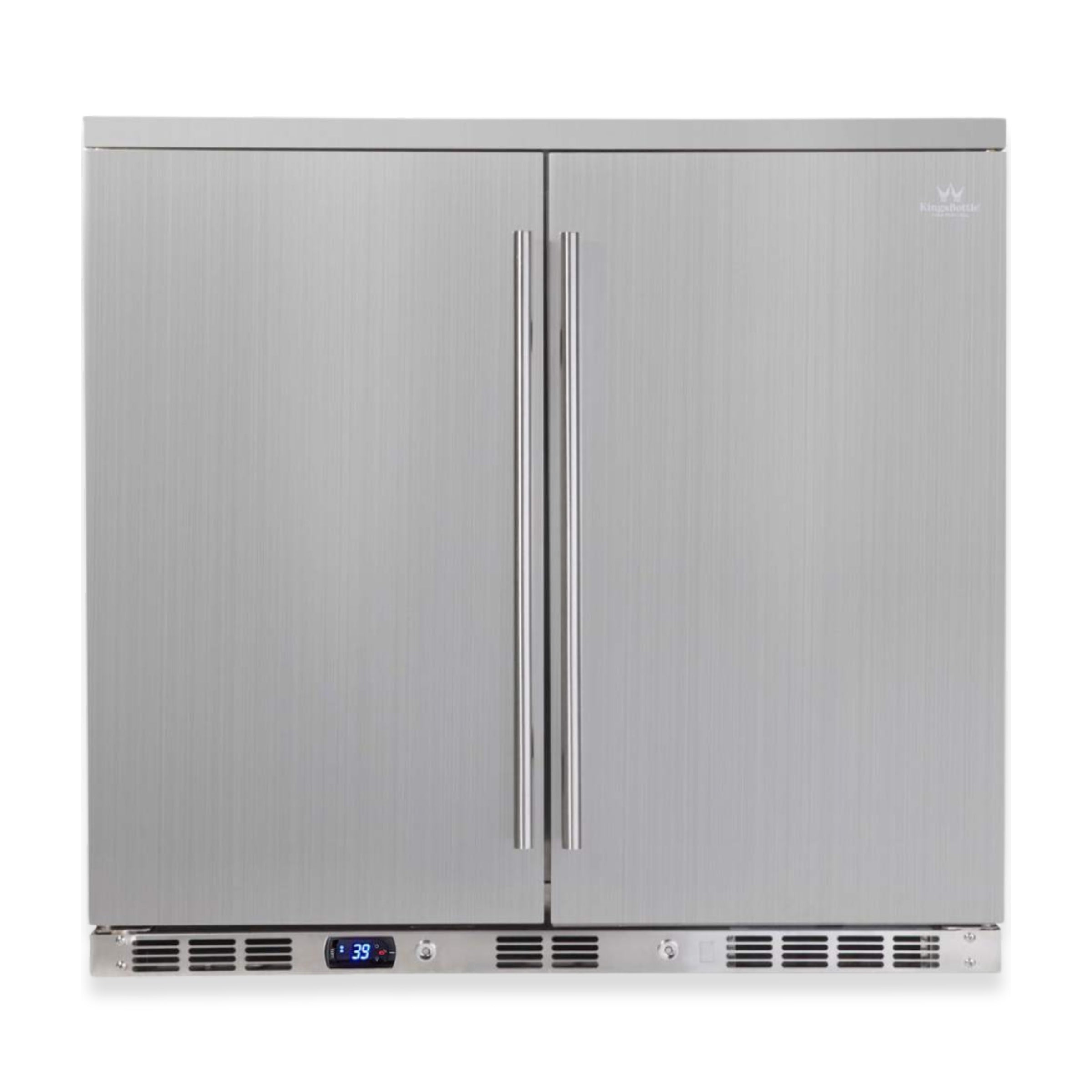 Outdoor 2 Door Stainless Under Bench Beverage Fridge