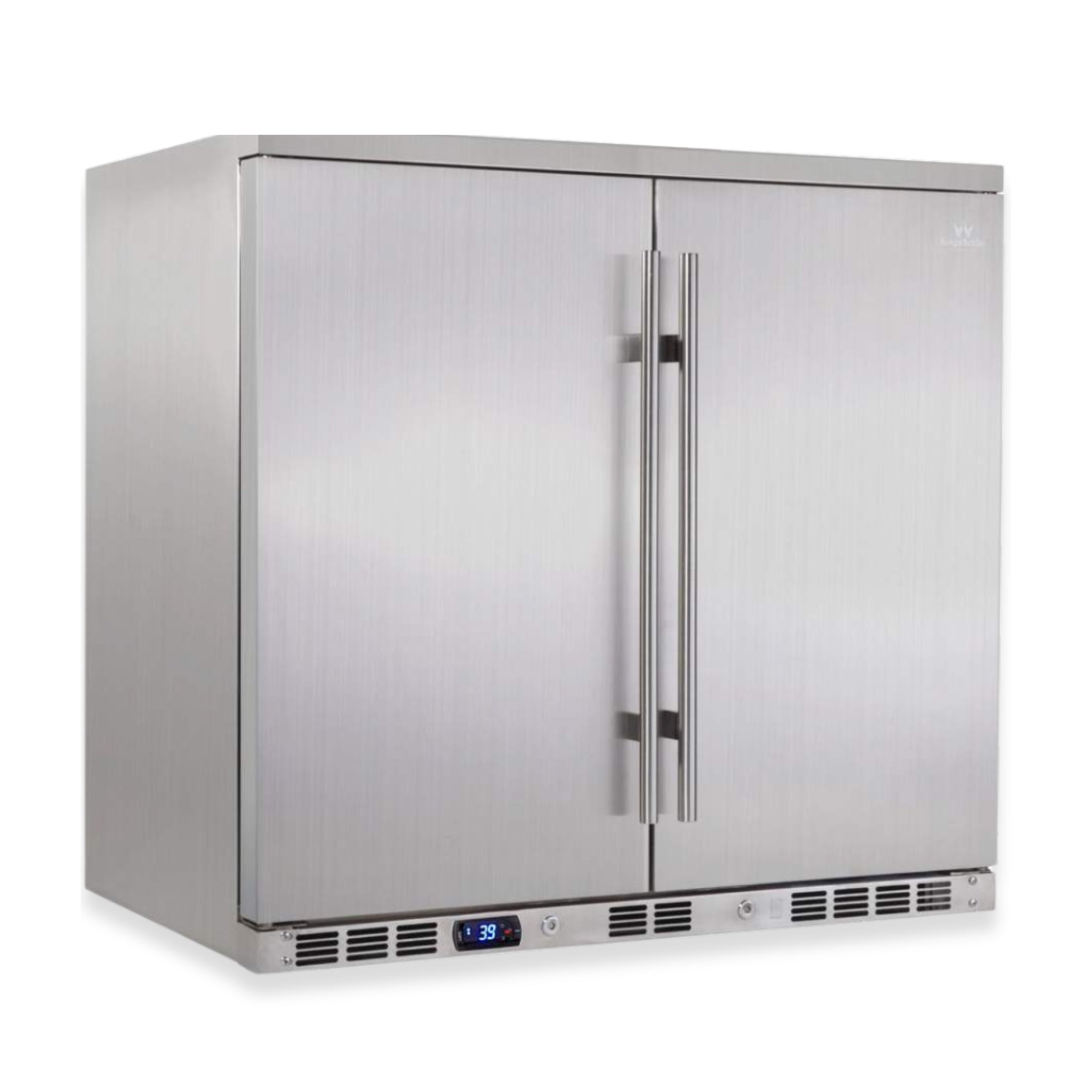 Outdoor 2 Door Stainless Under Bench Beverage Fridge