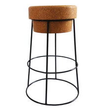 Load image into Gallery viewer, Contemporary Cork Cage Stool: Stylish, Durable, and Versatile Seating for Modern Spaces
