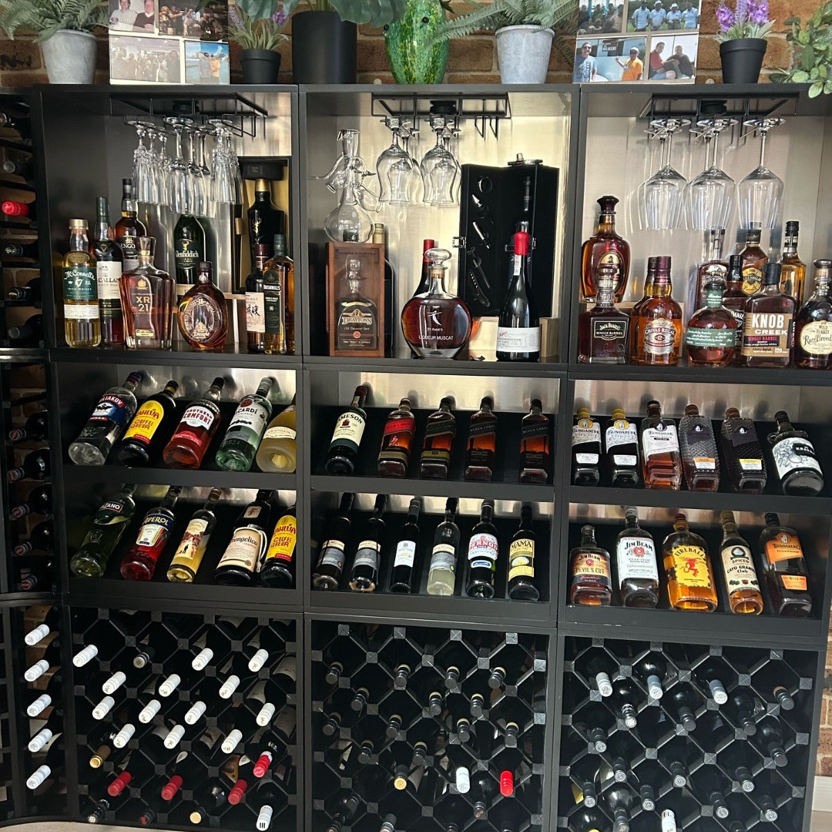 30 Bottle Lattice Wine Cubes | 18mm Thick