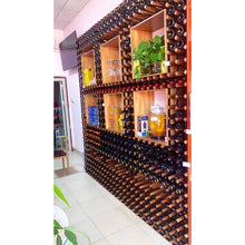 Load image into Gallery viewer, Custom Built Wine Rack | Natural Finish | Un-Assembled
