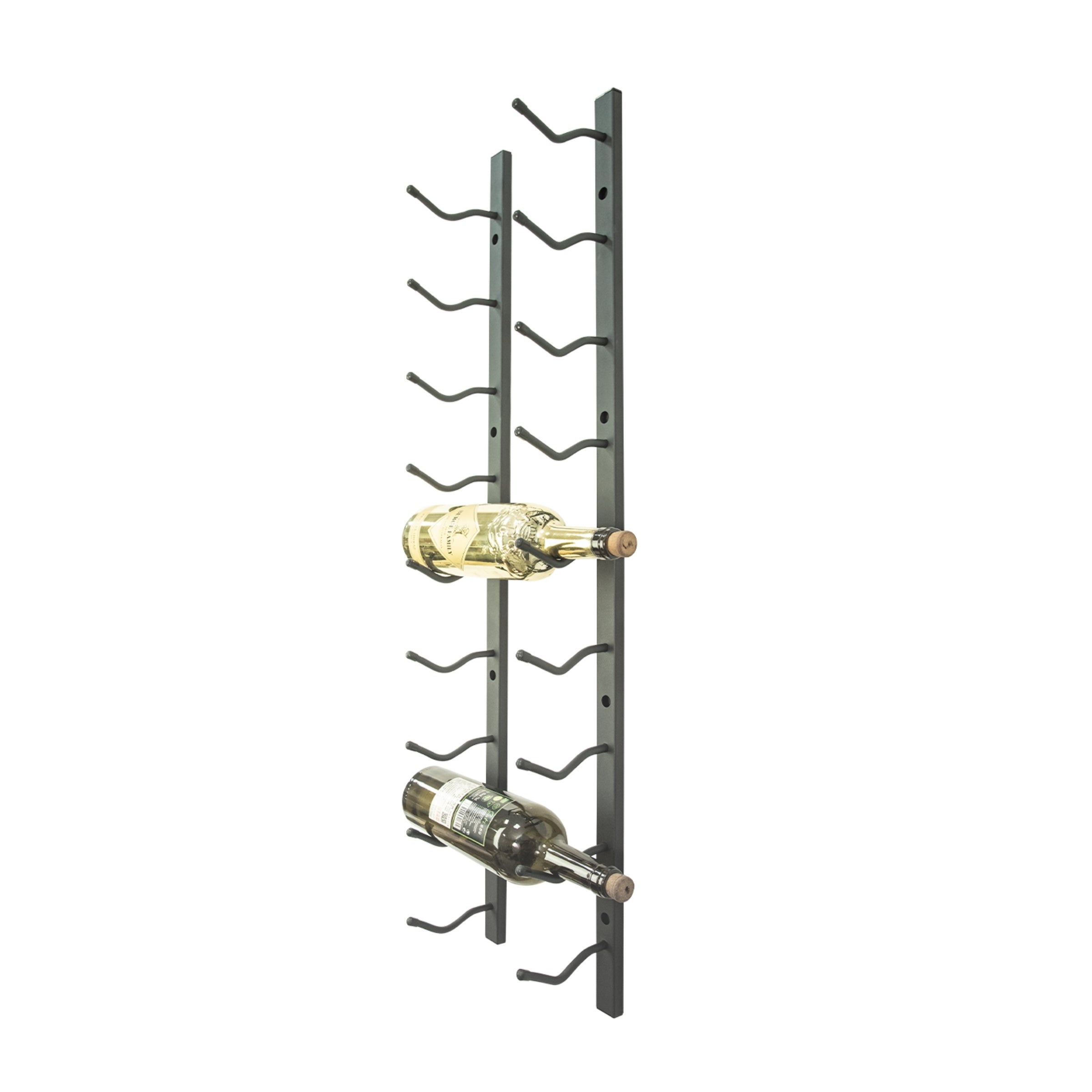 C-Type Label Display Wall Mounted Metal Wine Racks