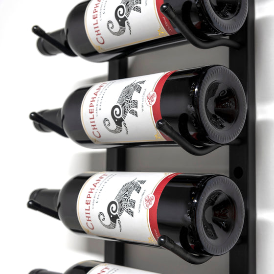 C-Type Label Display Wall Mounted Metal Wine Racks