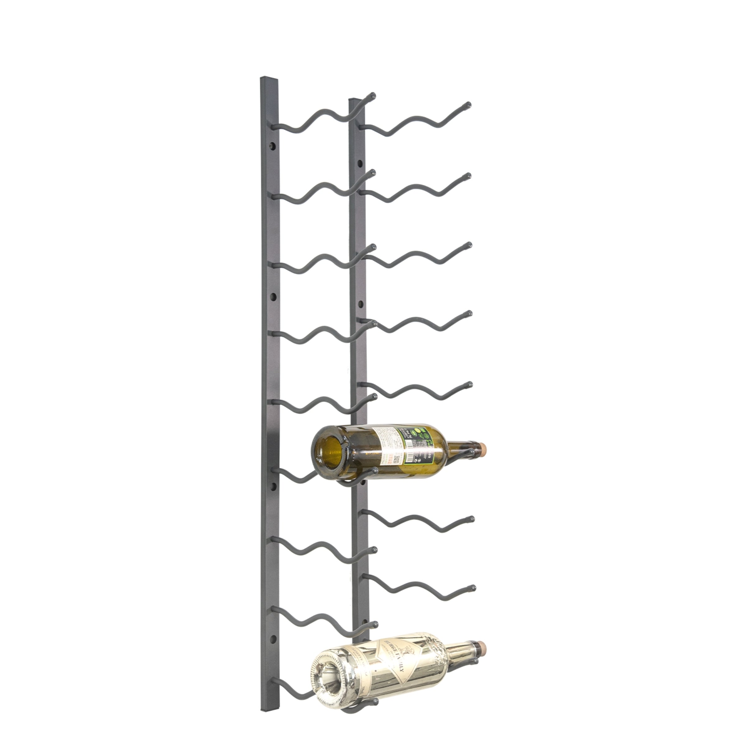 C-Type Label Display Wall Mounted Metal Wine Racks