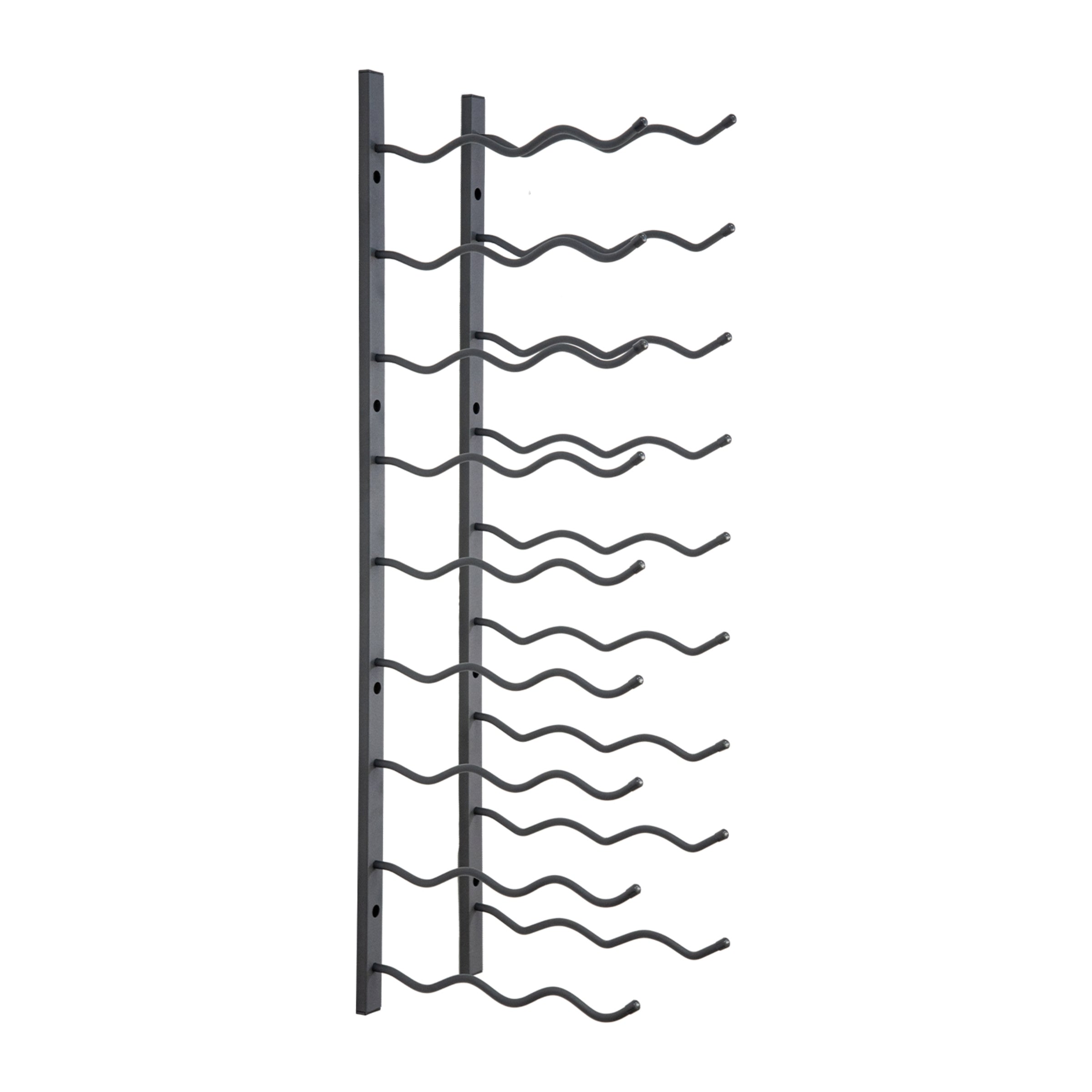 C-Type Label Display Wall Mounted Metal Wine Racks