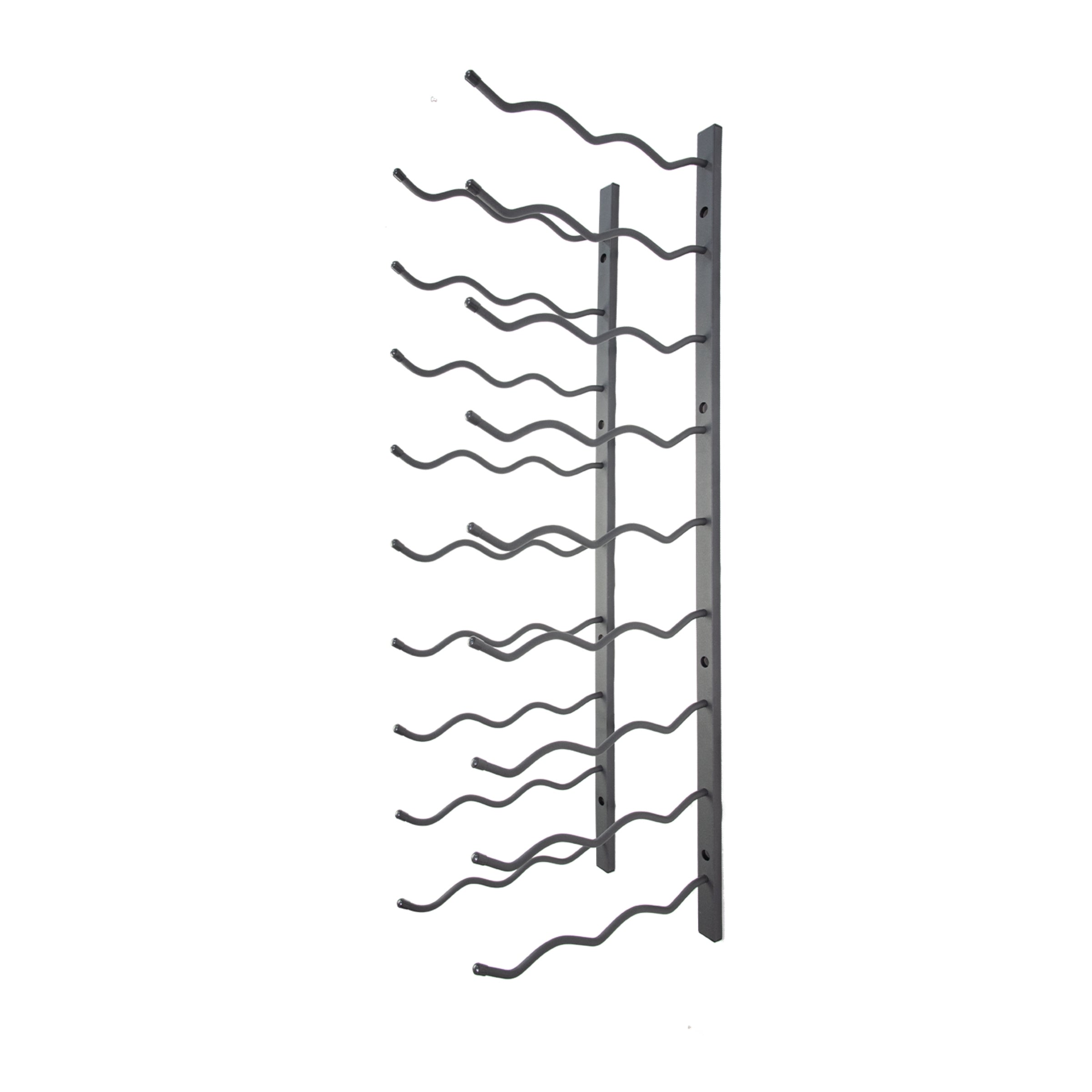 C-Type Label Display Wall Mounted Metal Wine Racks