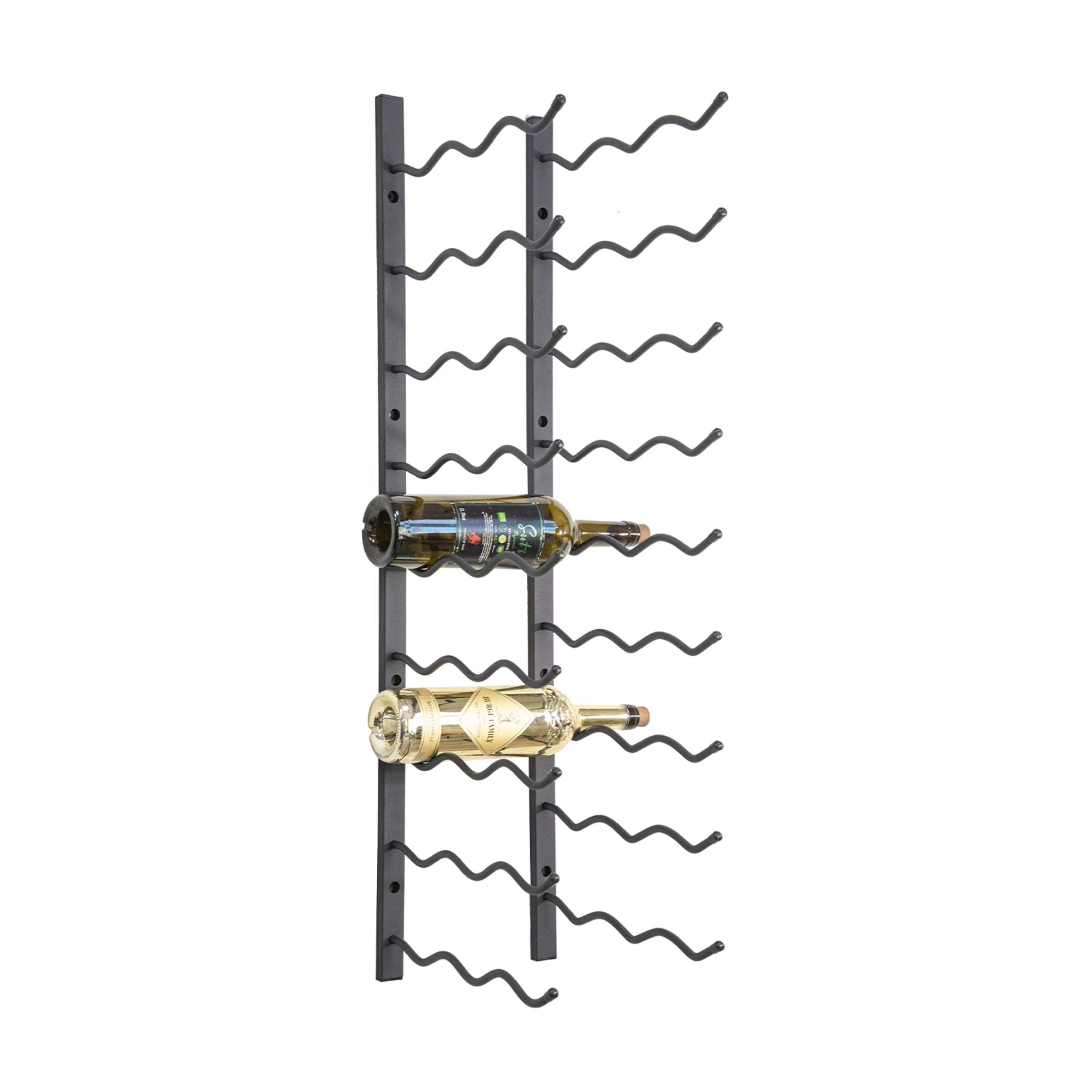 C-Type Label Display Wall Mounted Metal Wine Racks