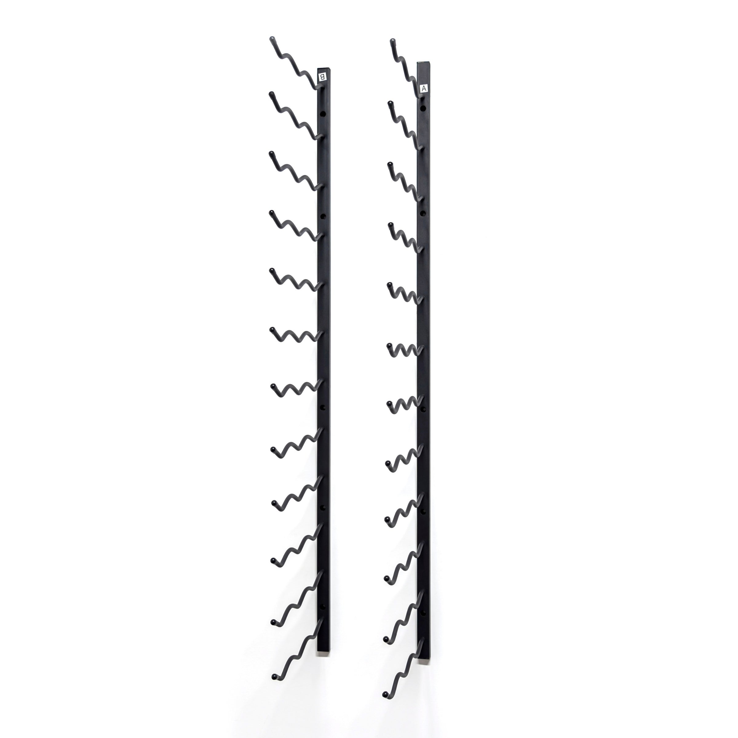 C-Type Label Display Wall Mounted Metal Wine Racks