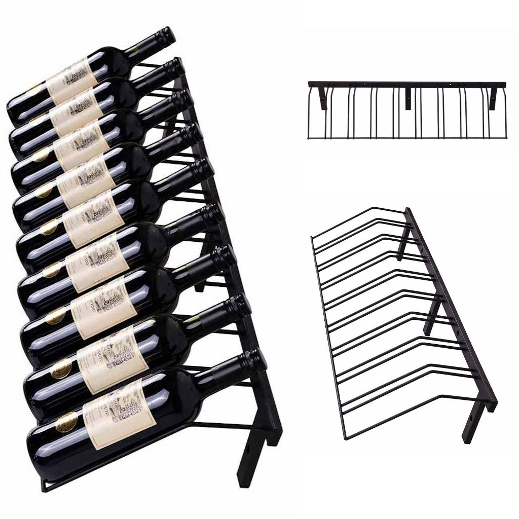 Display Wall-Mounted Wine Rack