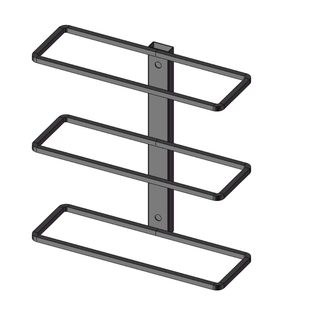 H-Type Wall Mounted Metal Wine Racks