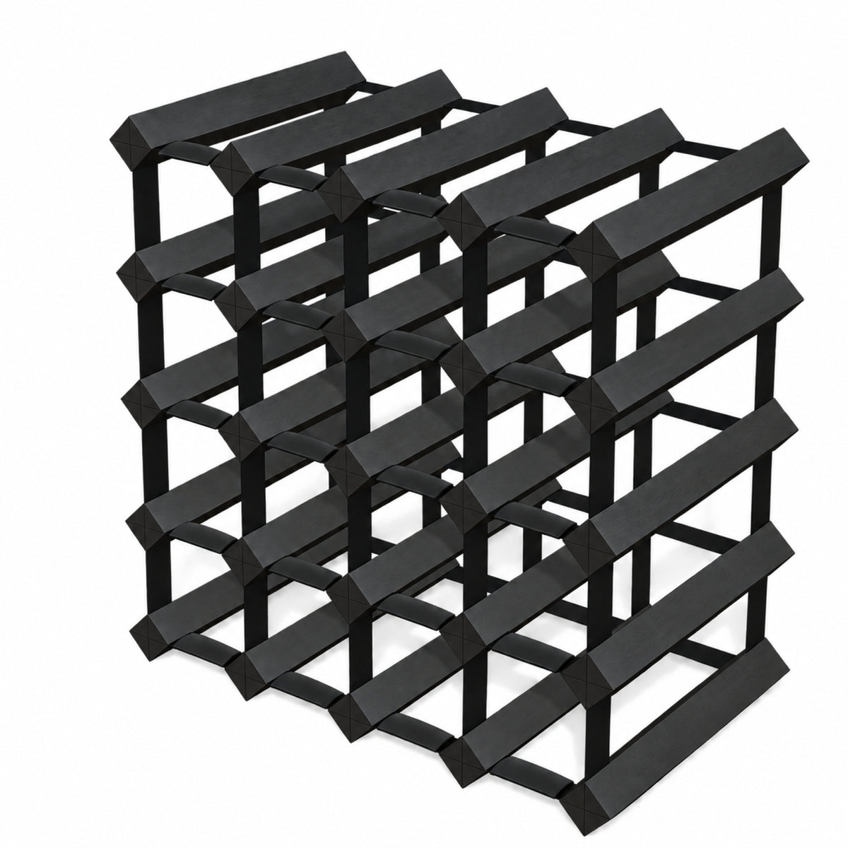 20 Bottle Timber Wine Rack | 4x4 Configuration