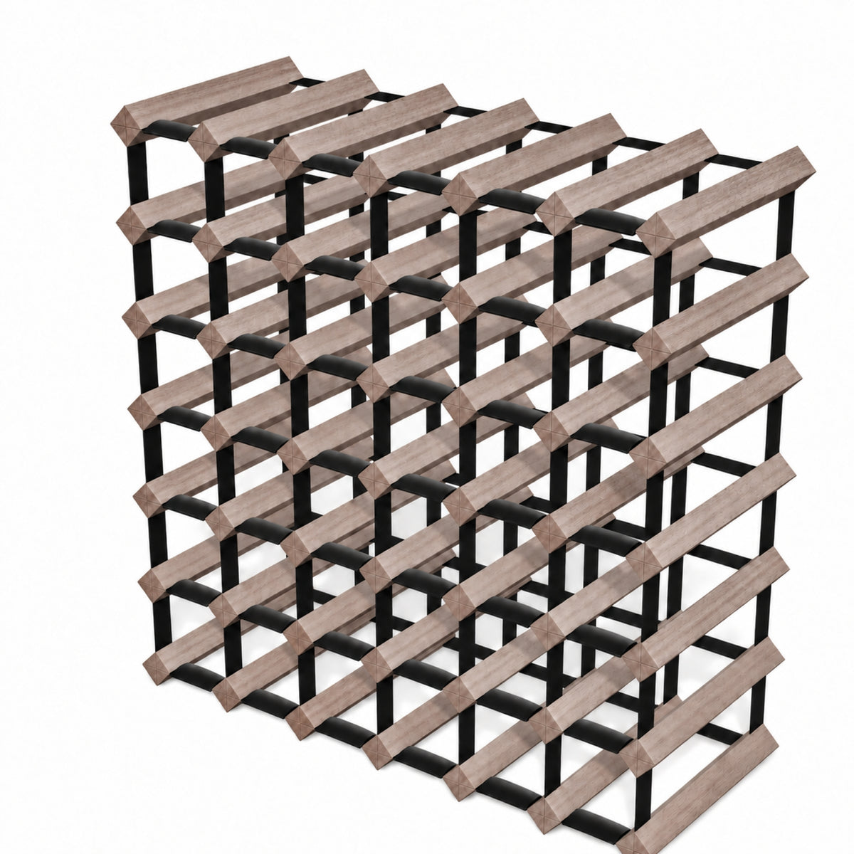42 Bottle Timber Wine Rack | 6x6 Configuration