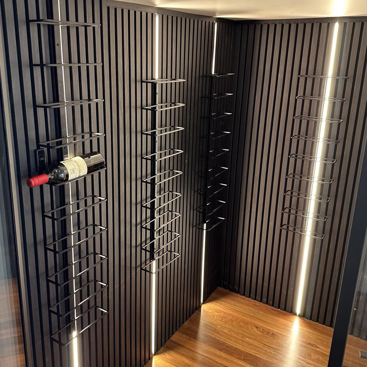 H-Type Wall Mounted Metal Wine Racks