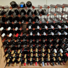 Load image into Gallery viewer, Custom Built Wine Rack | Dark Mahogany Finish | Un-Assembled
