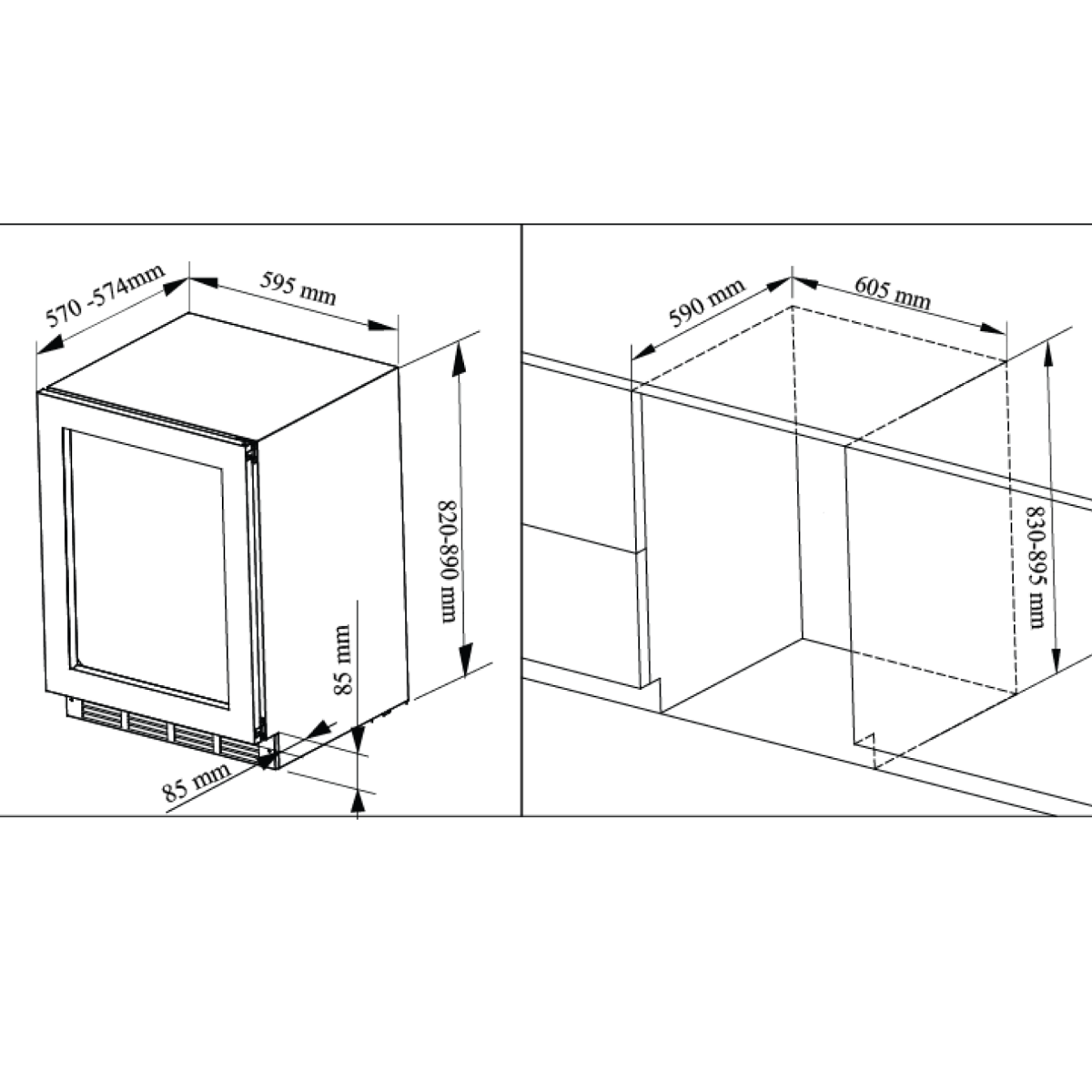 Steak Ager Fridge Cabinet