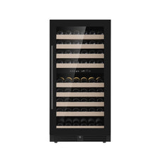Load image into Gallery viewer, 1200mm Height Upright LOW-E Glass Door Dual Zone Wine Fridge
