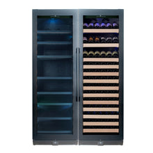 Load image into Gallery viewer, Upright Large Wine &amp; Beverage Refrigerator Combo
