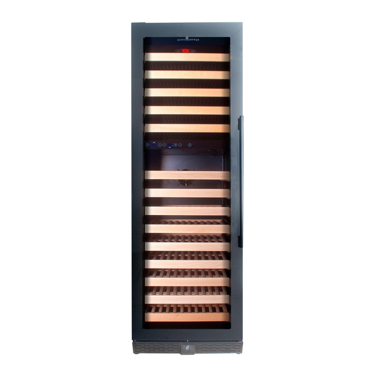 Refurbished - 405L Glass Door Upright Dual Zone Wine Fridge