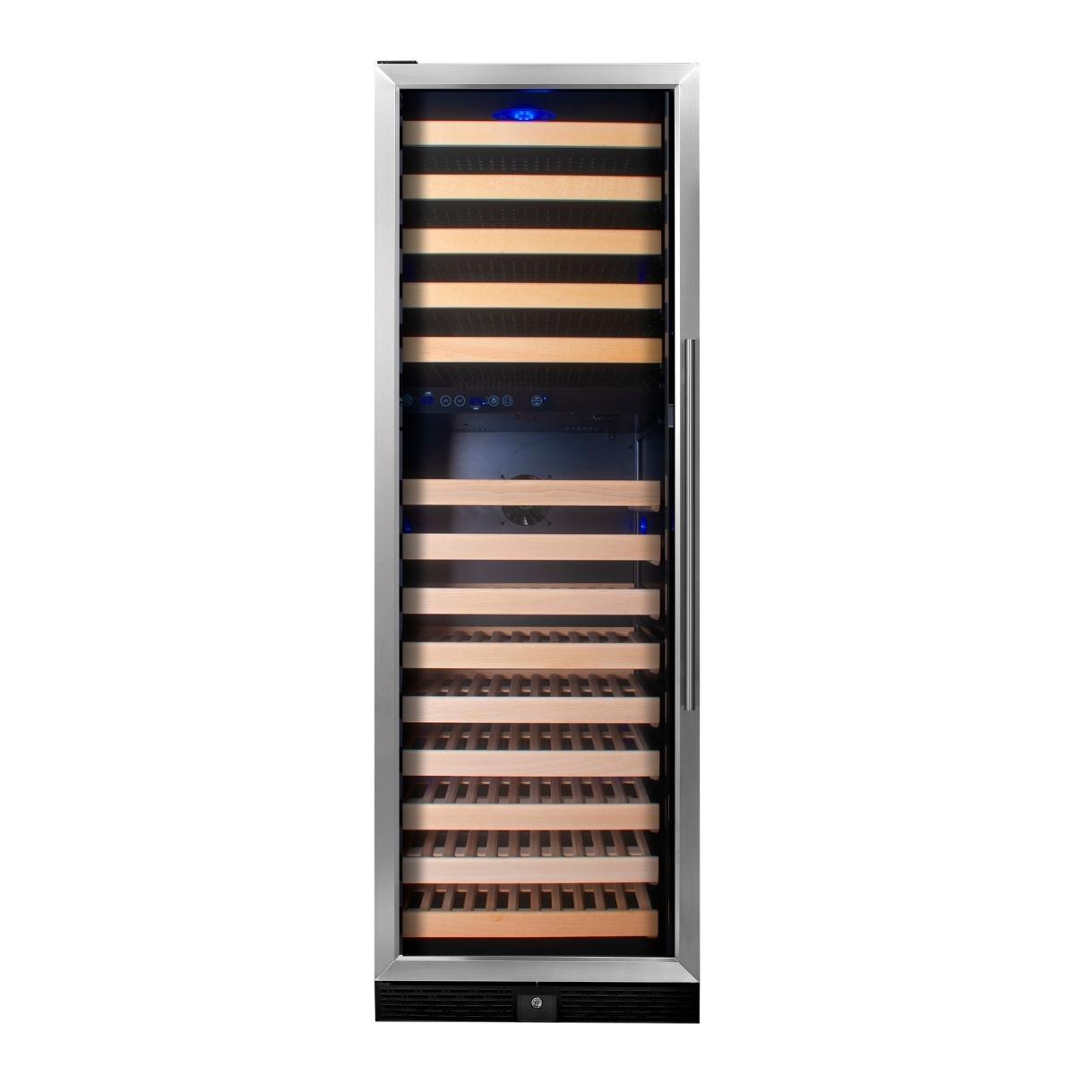 Refurbished - 405L Glass Door Upright Dual Zone Wine Fridge
