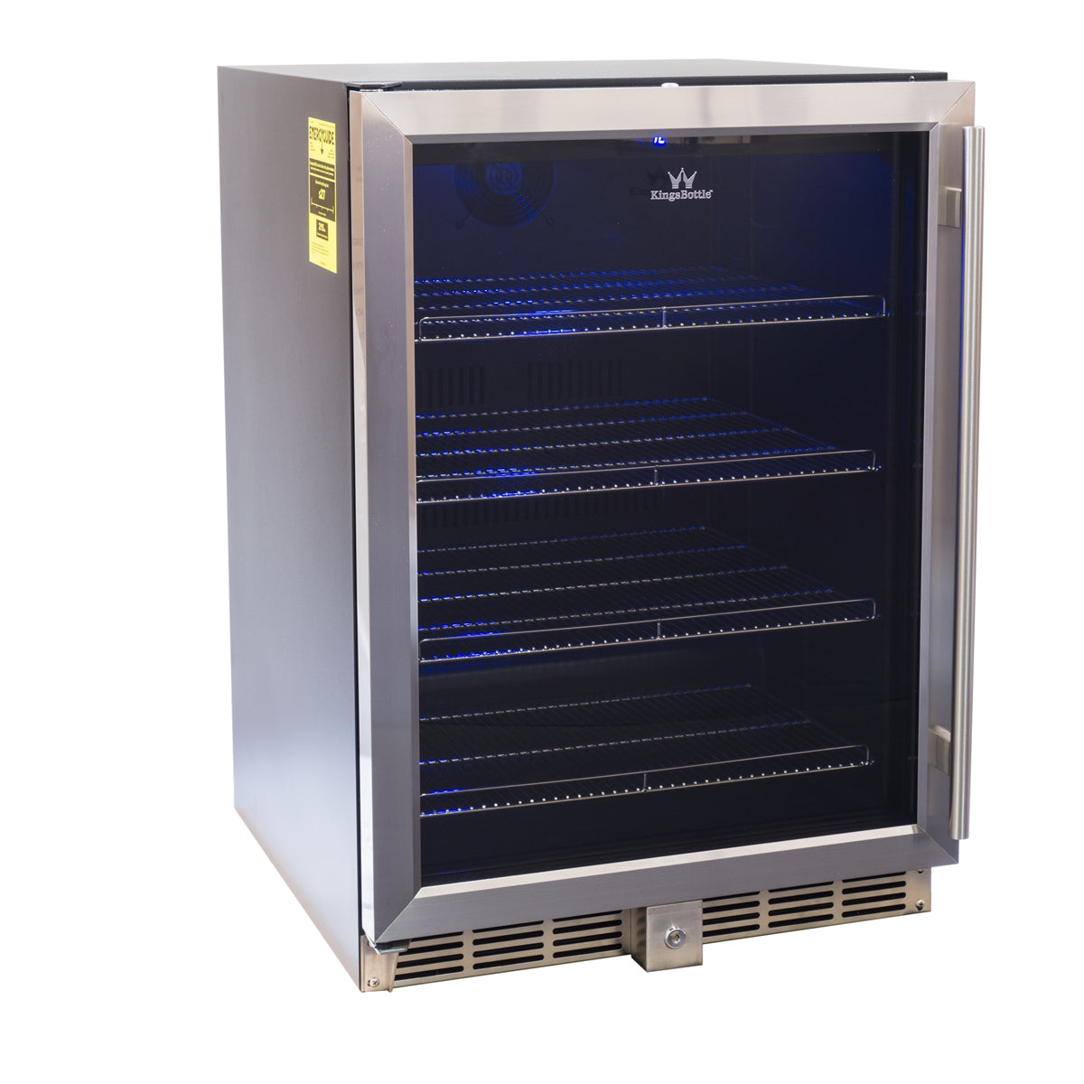 152 Litre Under Bench Glass Door Beer Fridge