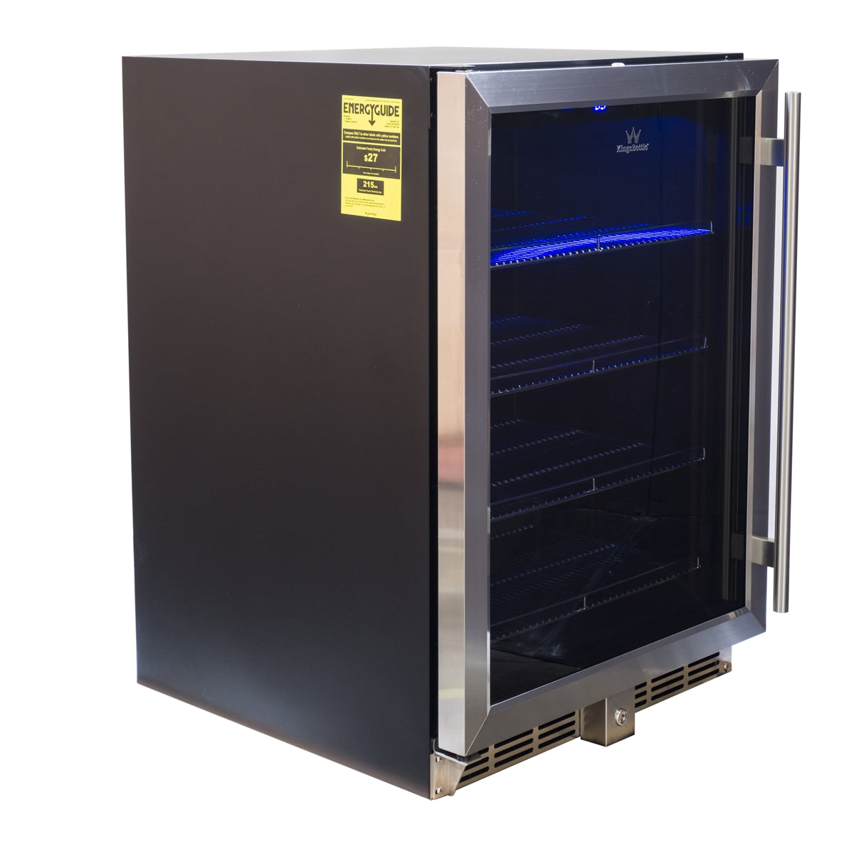 152 Litre Under Bench Glass Door Beer Fridge