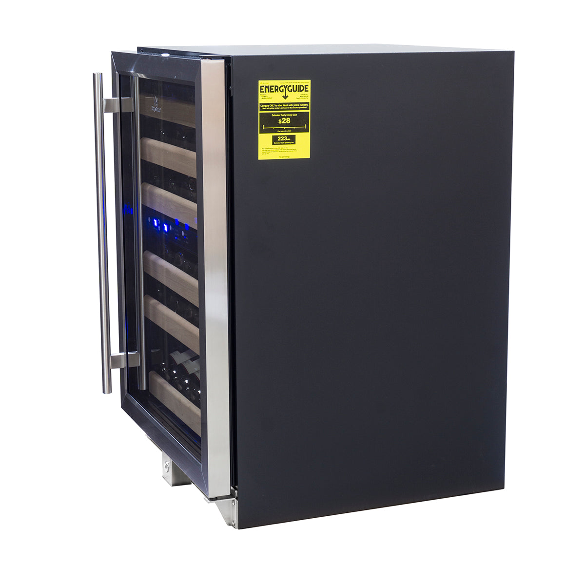 152L Under Counter Dual Zone Wine Fridge