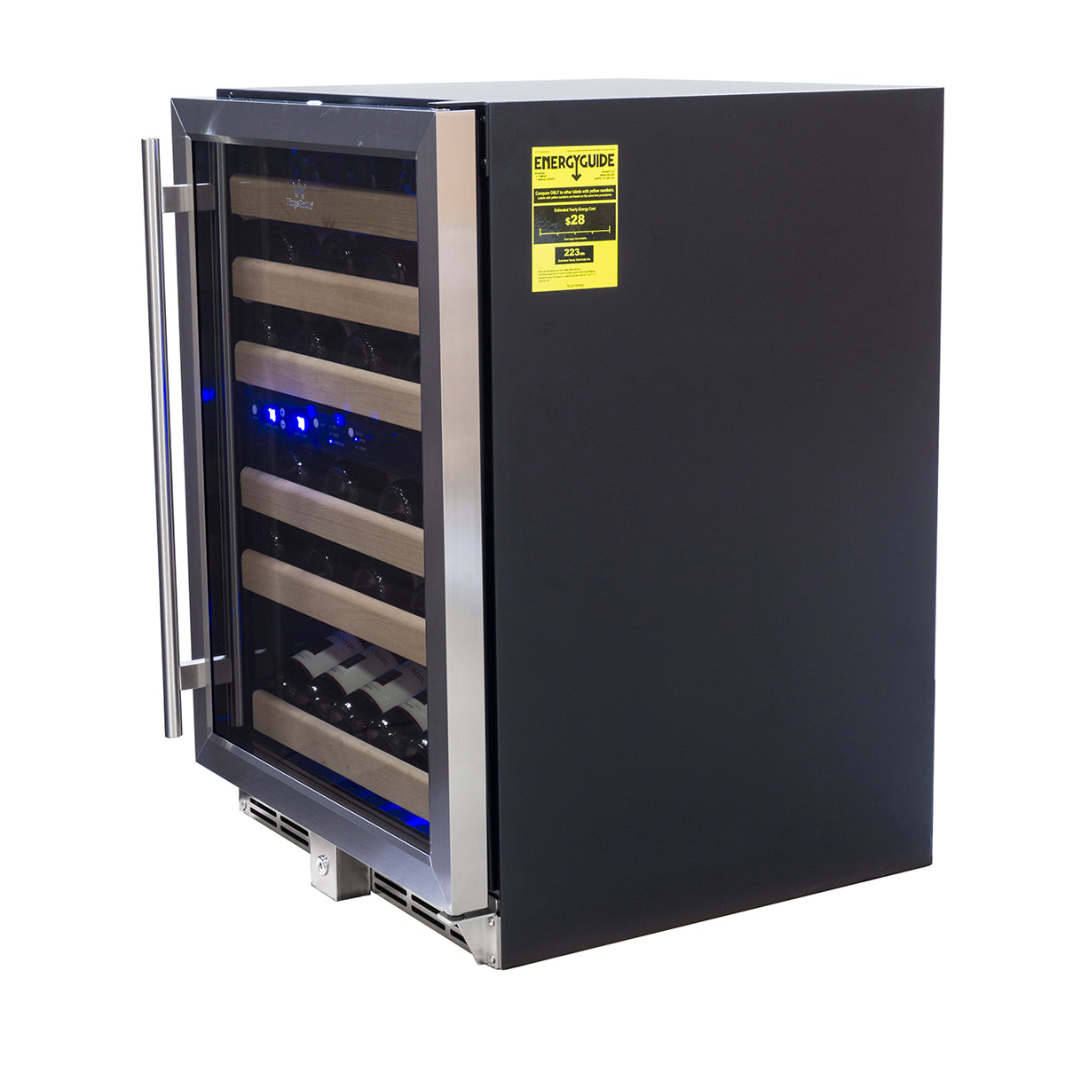 152L Under Counter Dual Zone Wine Fridge