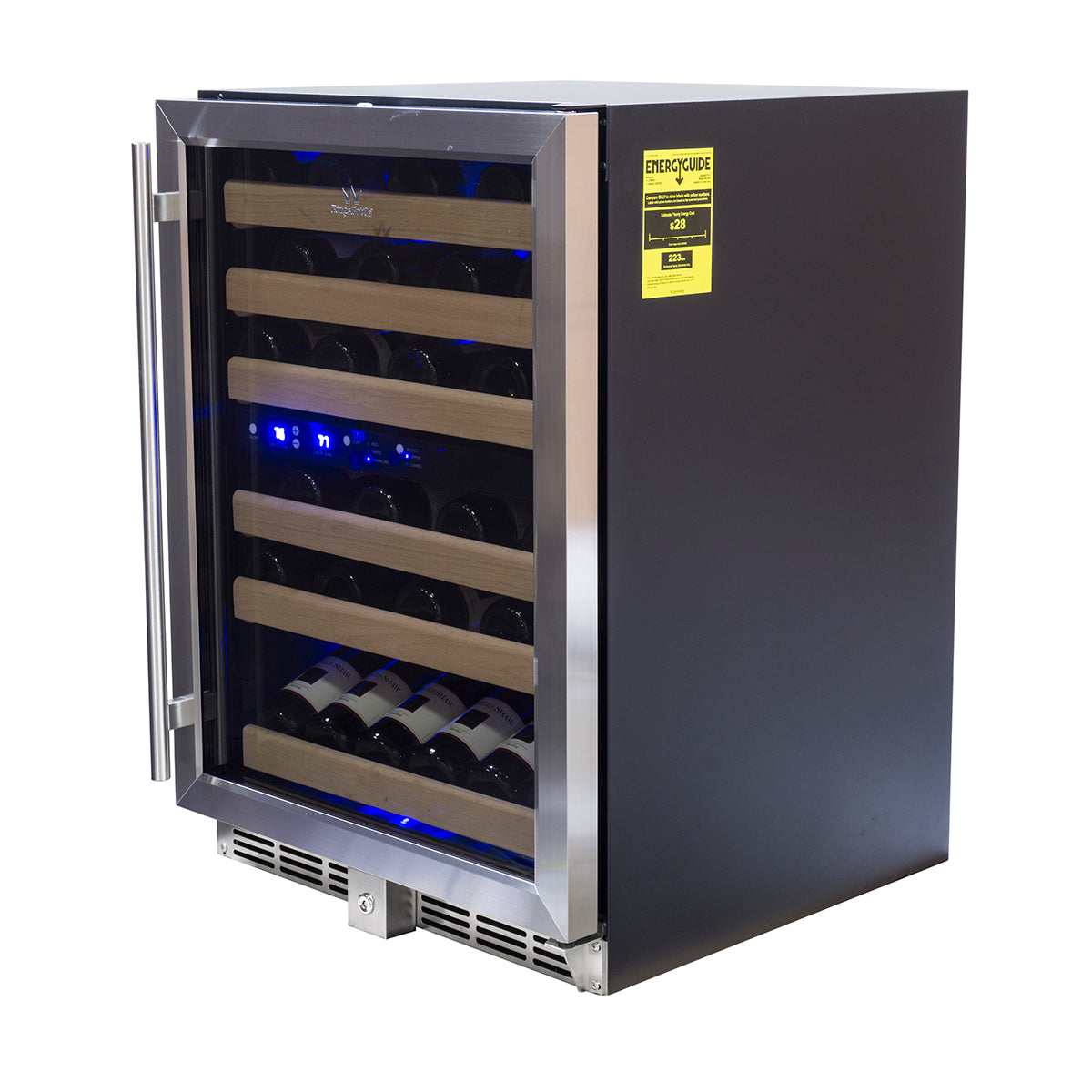 152L Under Counter Dual Zone Wine Fridge