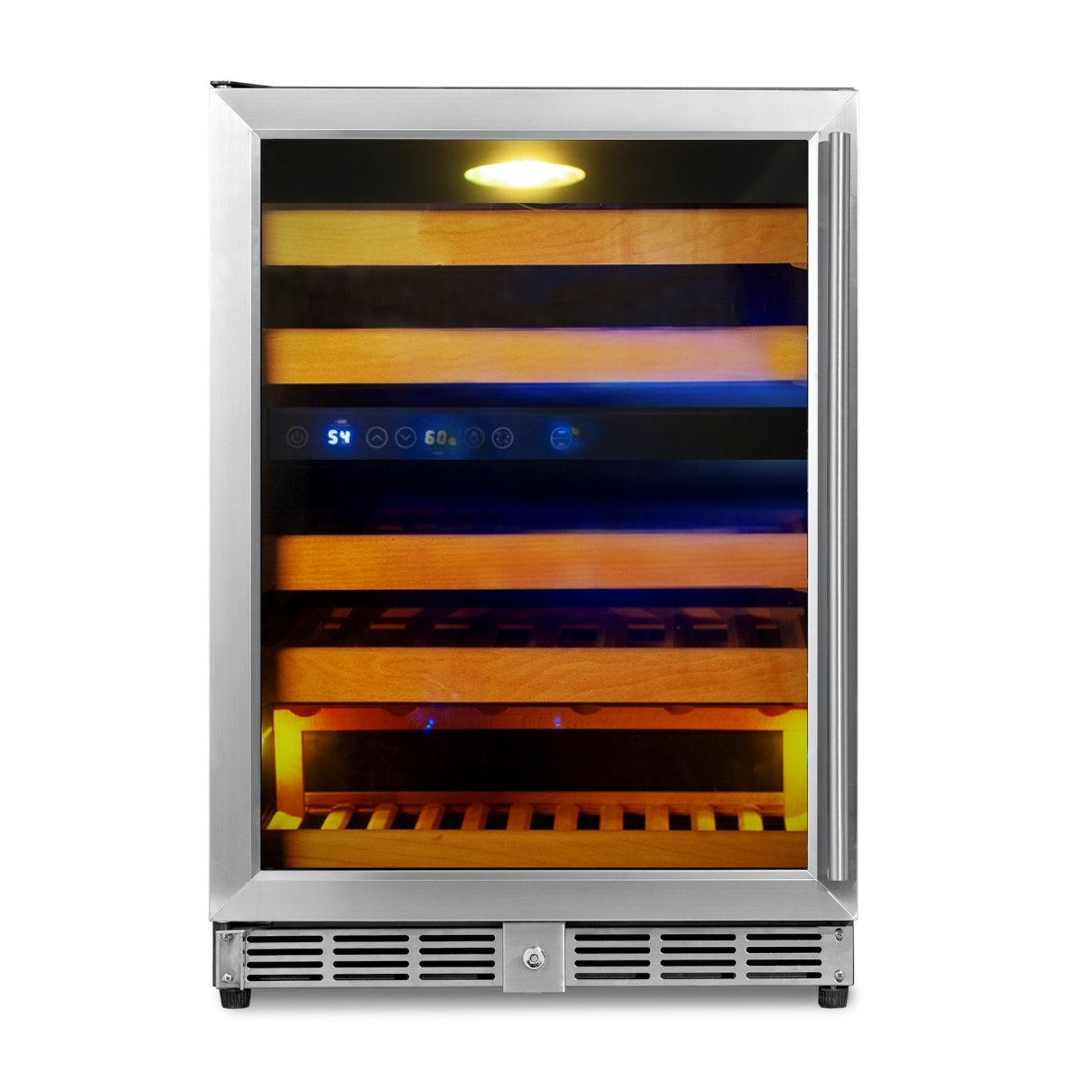 152L Under Counter Dual Zone Wine Fridge