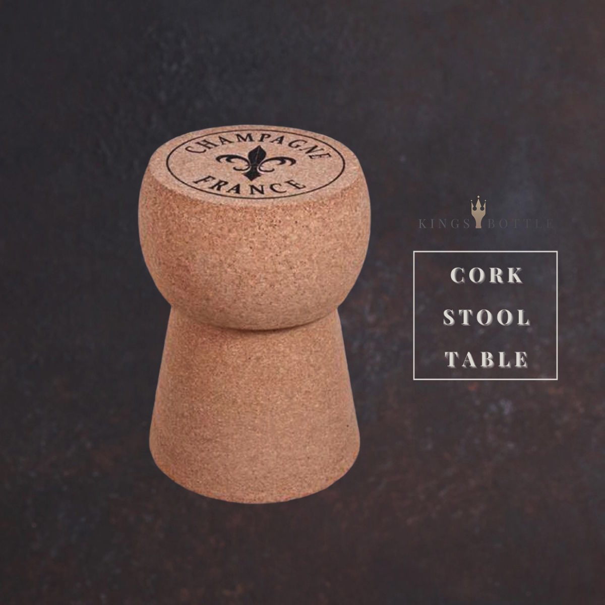 Giant Champagne Cork Stool | Bar Stool, Table, Seat Or Chair